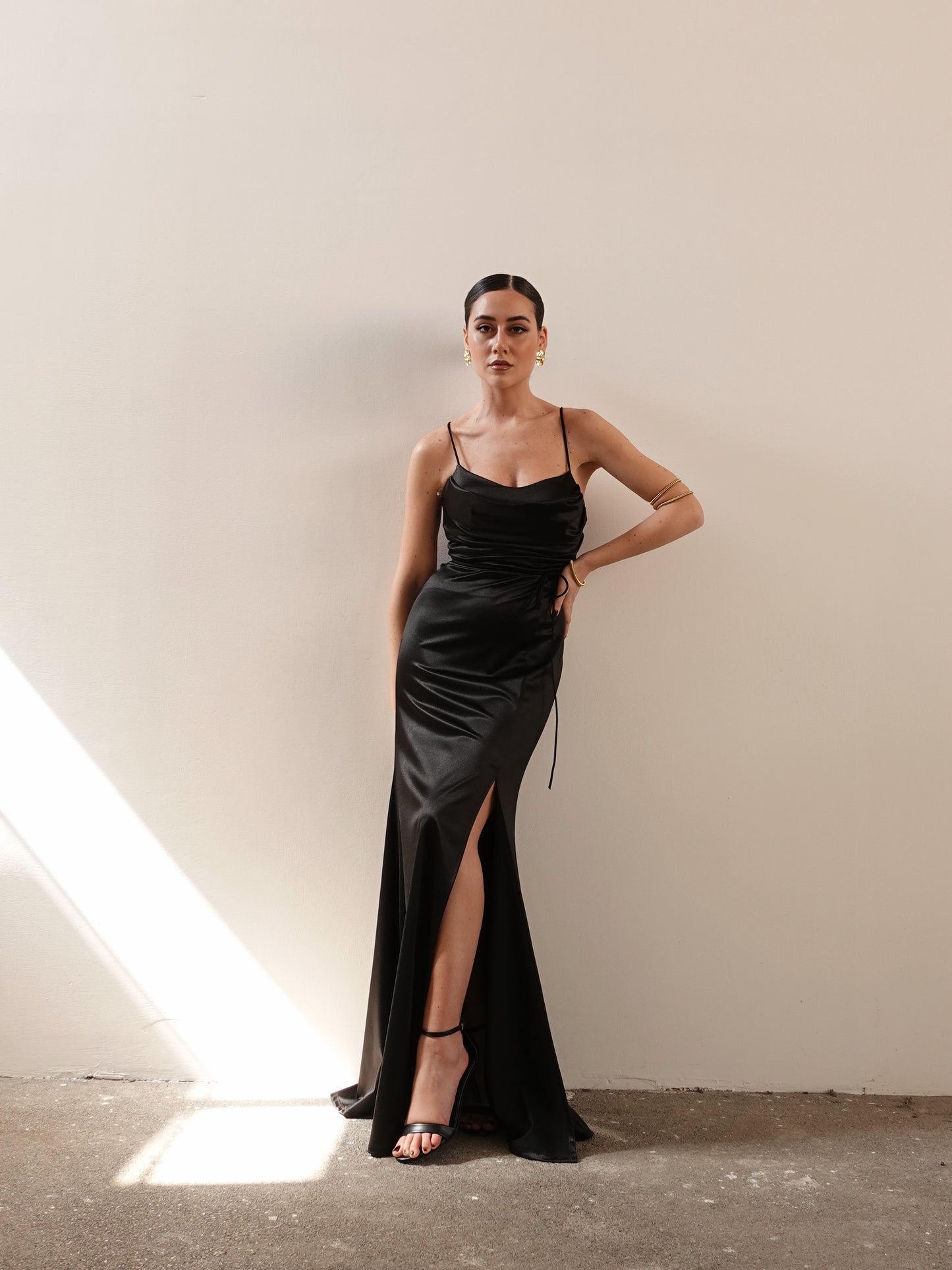 LONG DRESS RAYA - NERO 35057