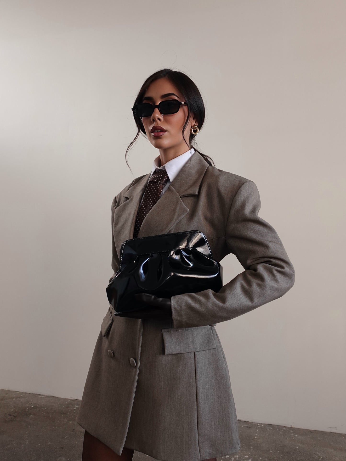 CLUTCH PAINTED - NERO