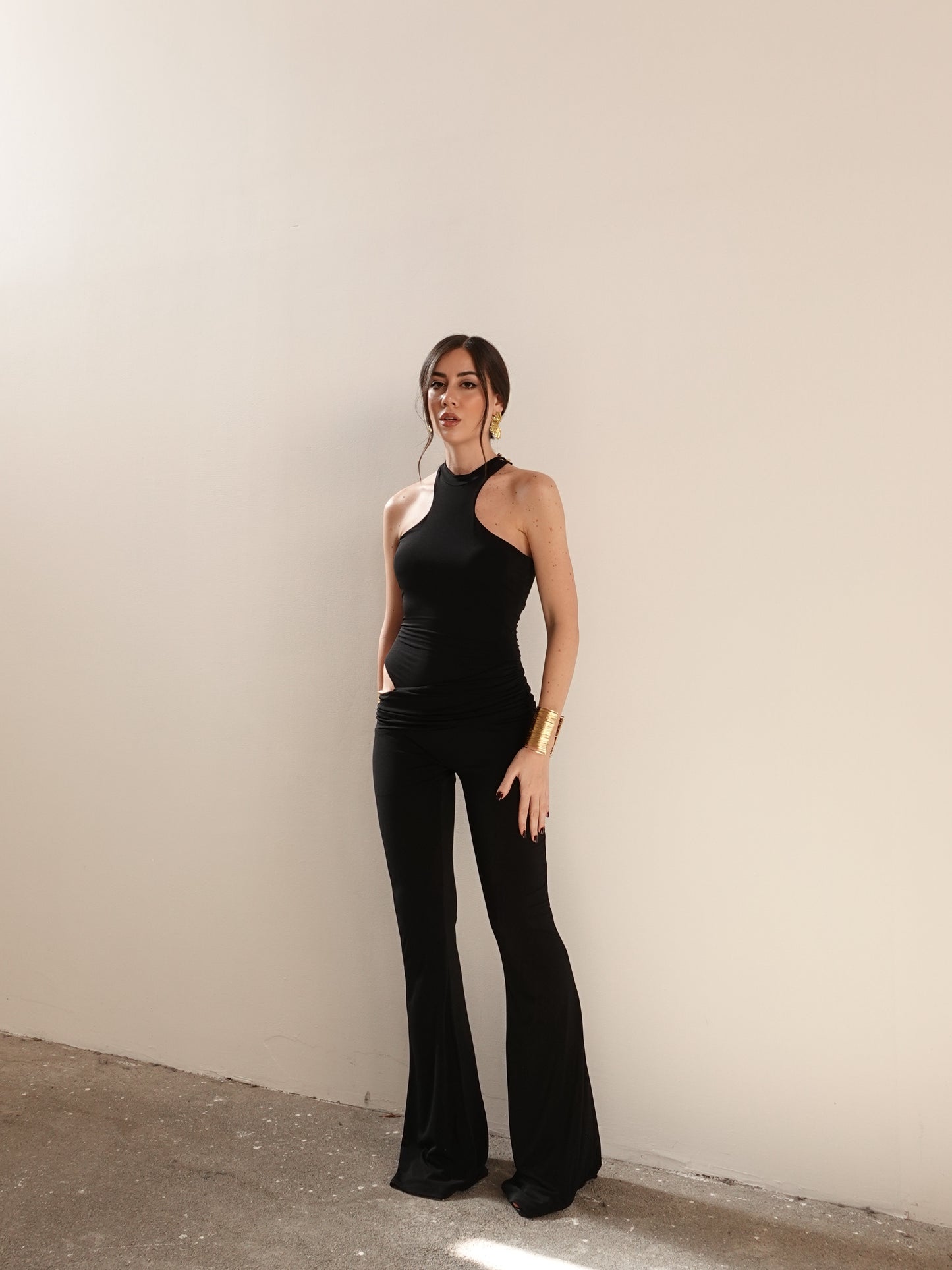 JUMPSUIT CUT OUT - NERO 10922