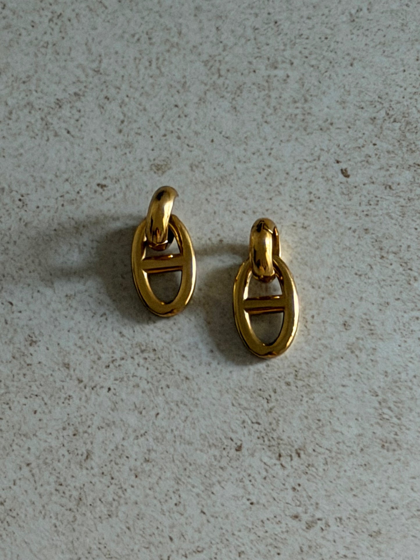 ORECCHINI OVALI DIANA - ORO
