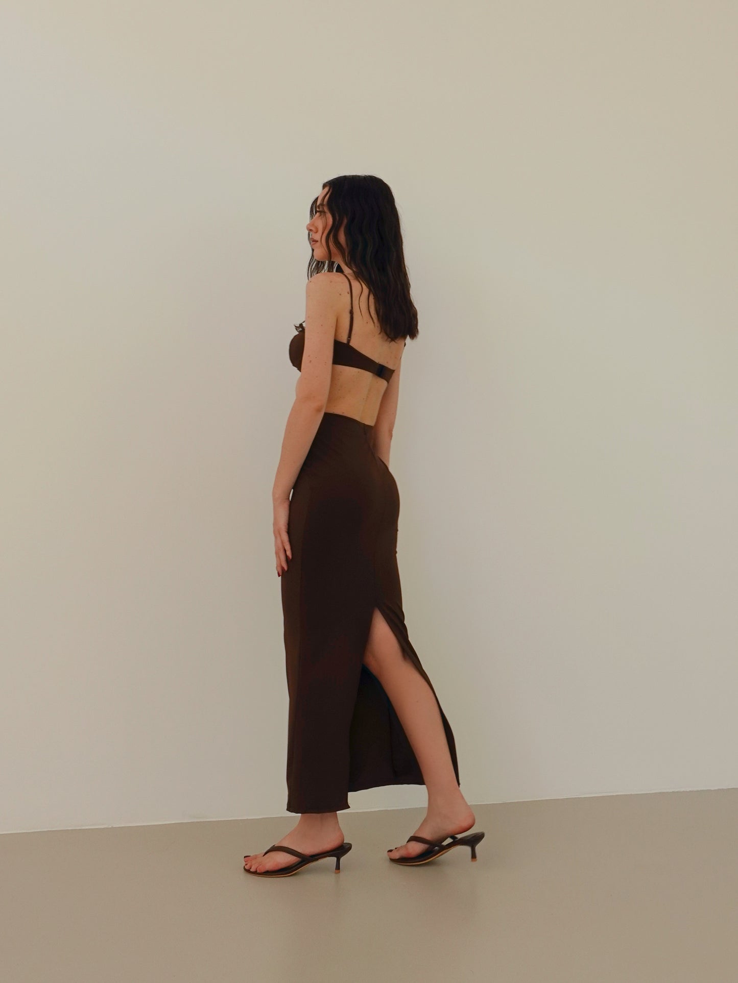 COORDINATO LINGERIE - MARRONE 20344