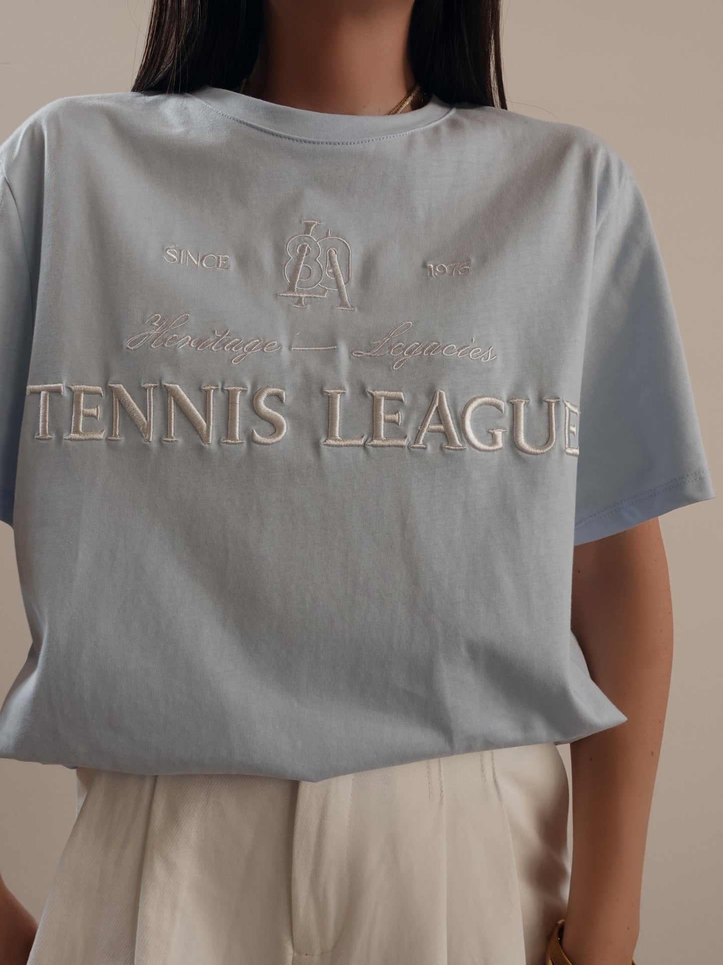 T-SHIRT TENNIS LEAGUE - AZZURRO 4844