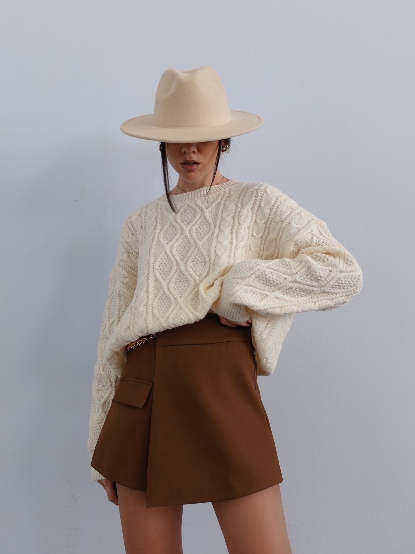 PANTAGONNA CON CATENINA - CAFFE 12146