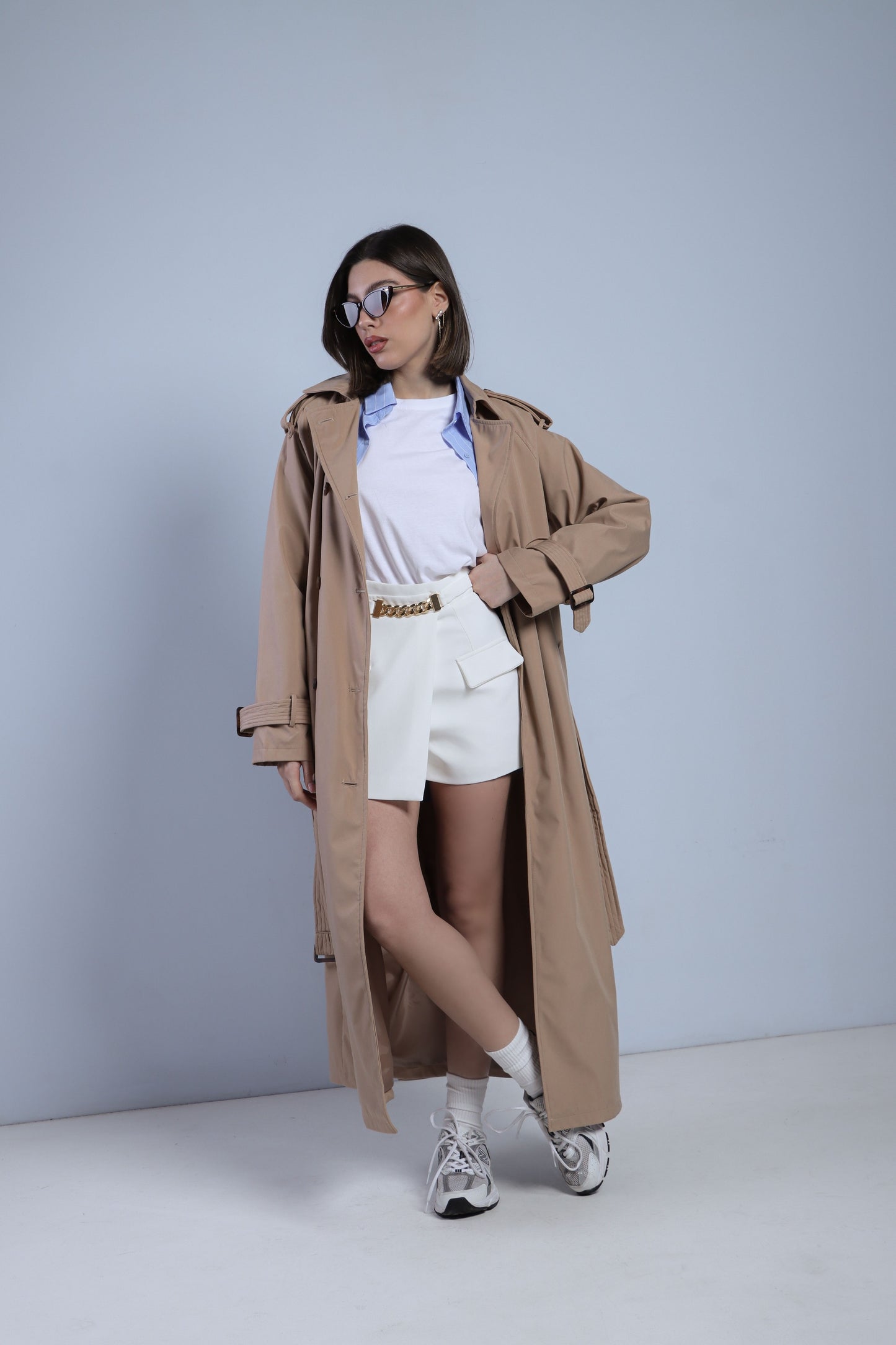 PANTAGONNA CON CATENINA ORO - BIANCO 69007