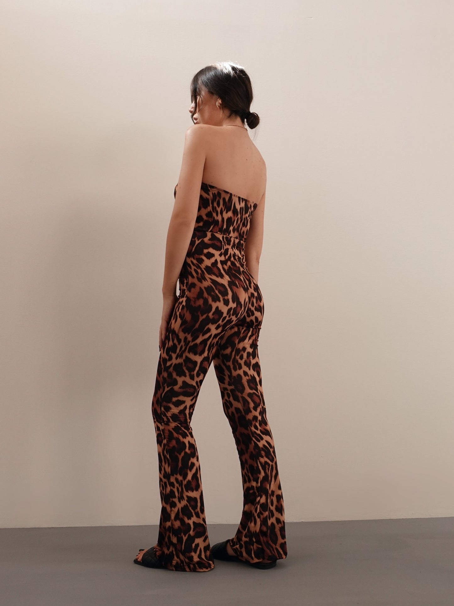 JUMPSUIT A ZAMPA ANIMALIER- LEOPARDATO 3106