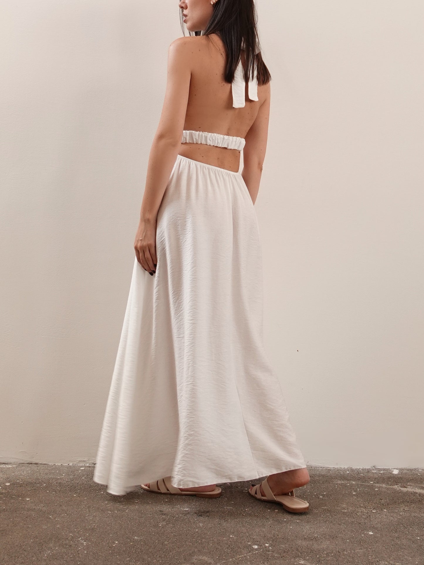 LONG DRESS ATHENA - BIANCO 26859
