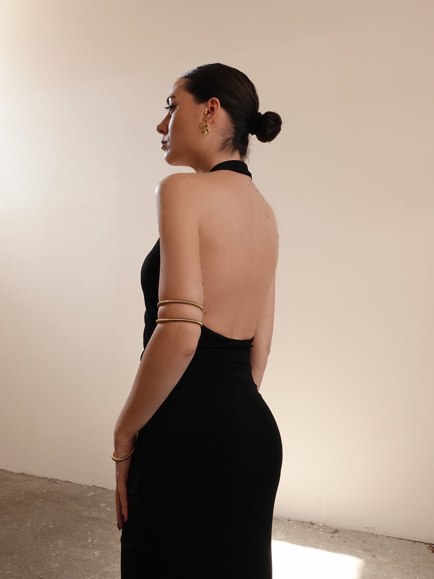LONG DRESS ISABELLE - NERO 1609