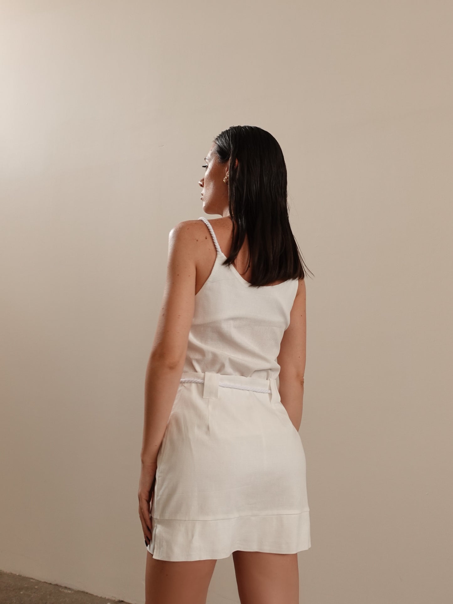 COORDINATO ROPE IN COTONE - BIANCO 13/14