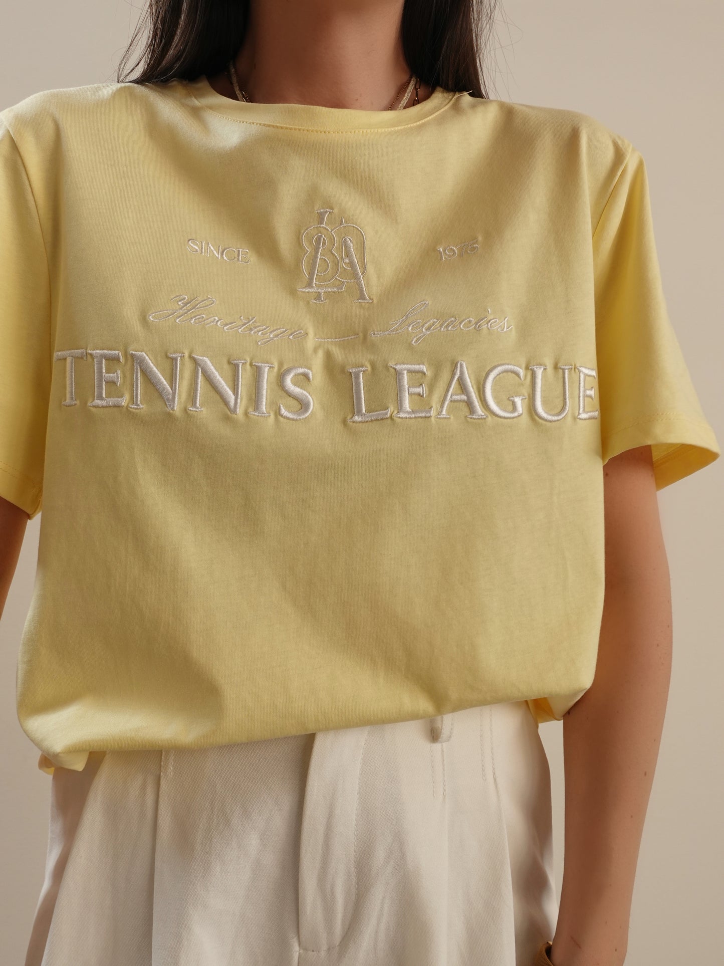 T-SHIRT TENNIS LEAGUE - GIALLO 4844
