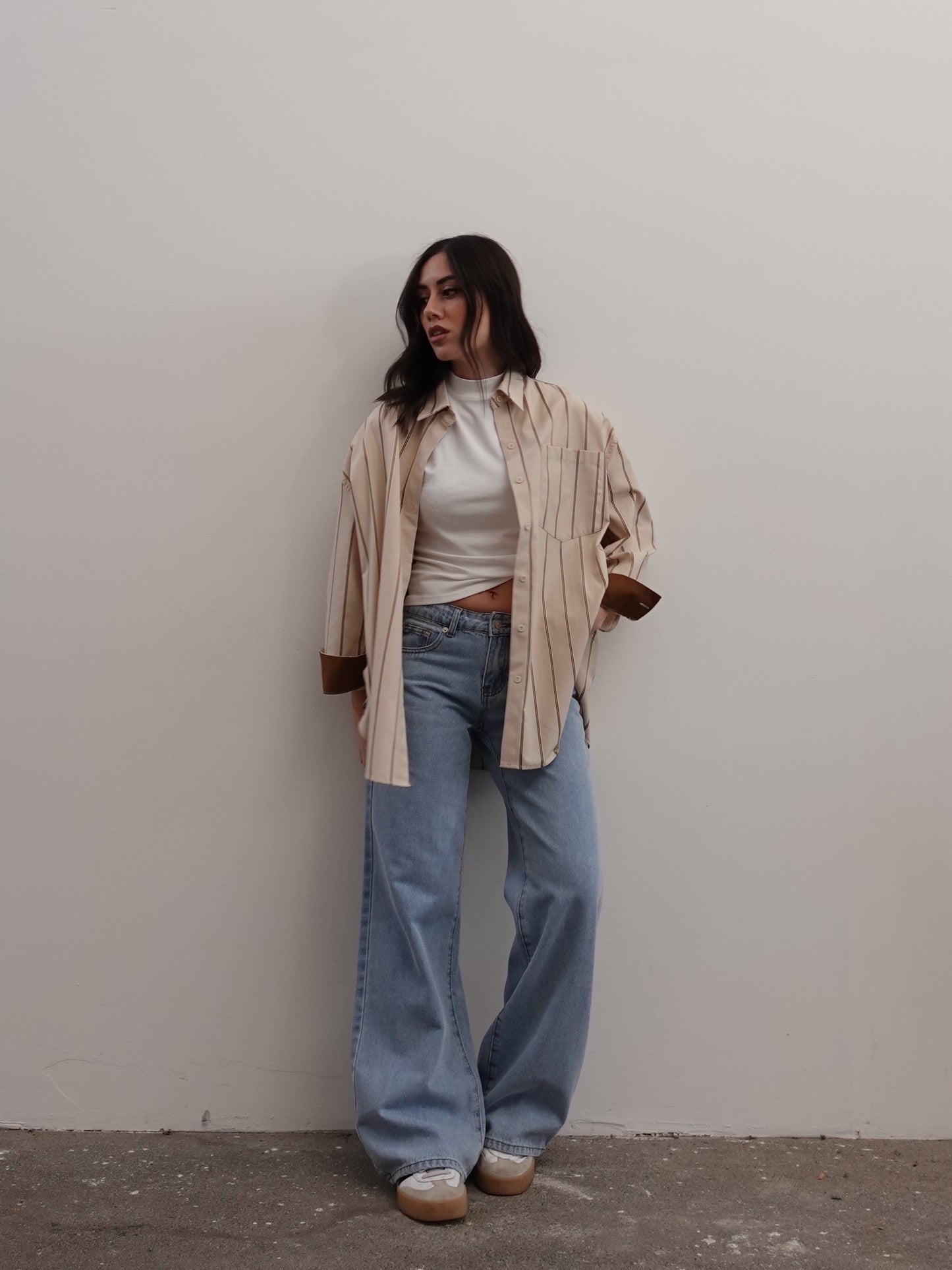 JEANS BASIC VITA BASSA - DENIM CHIARO J-08