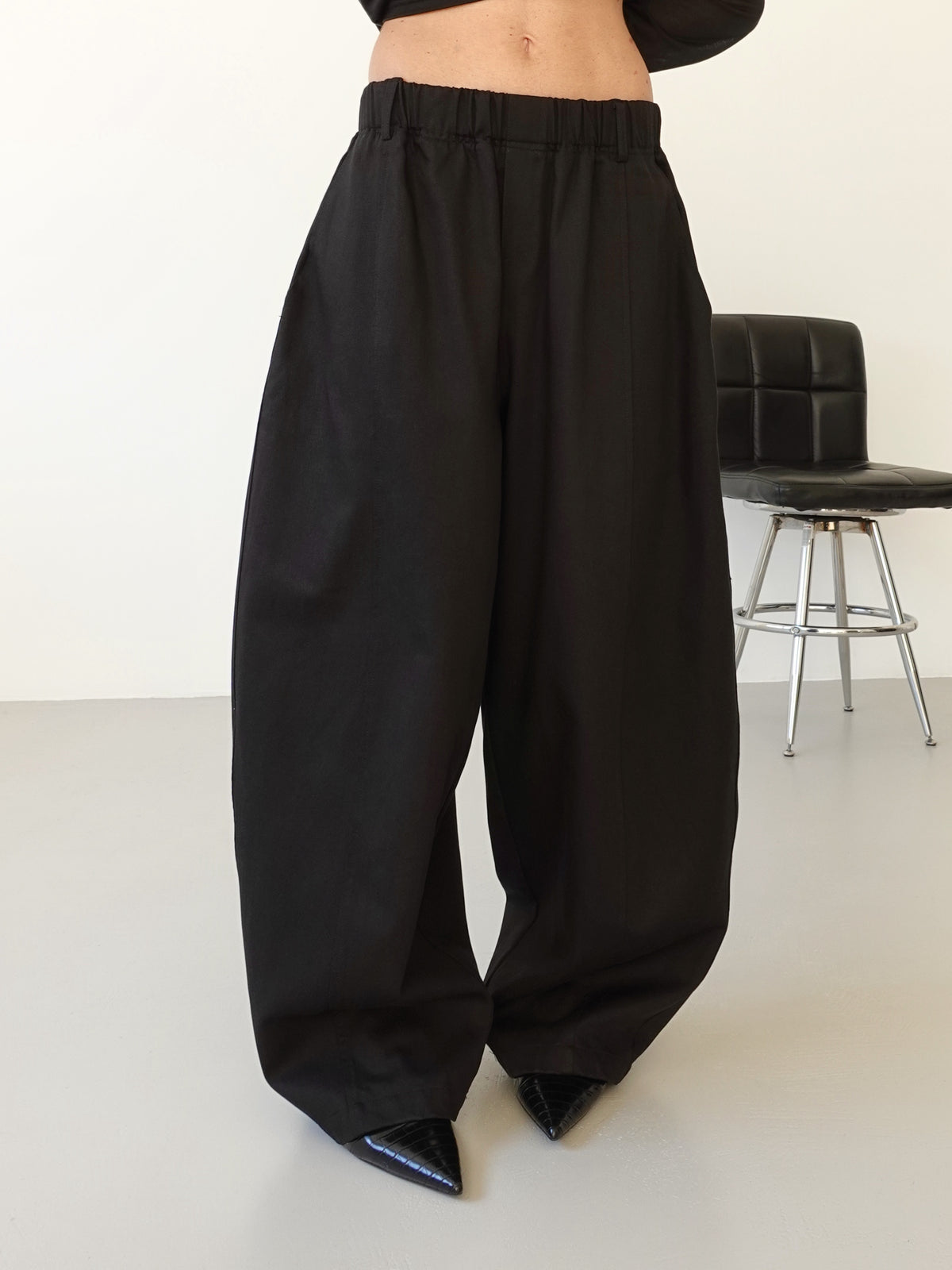 PANTALONI BALLOON LONDON - NERO 15074