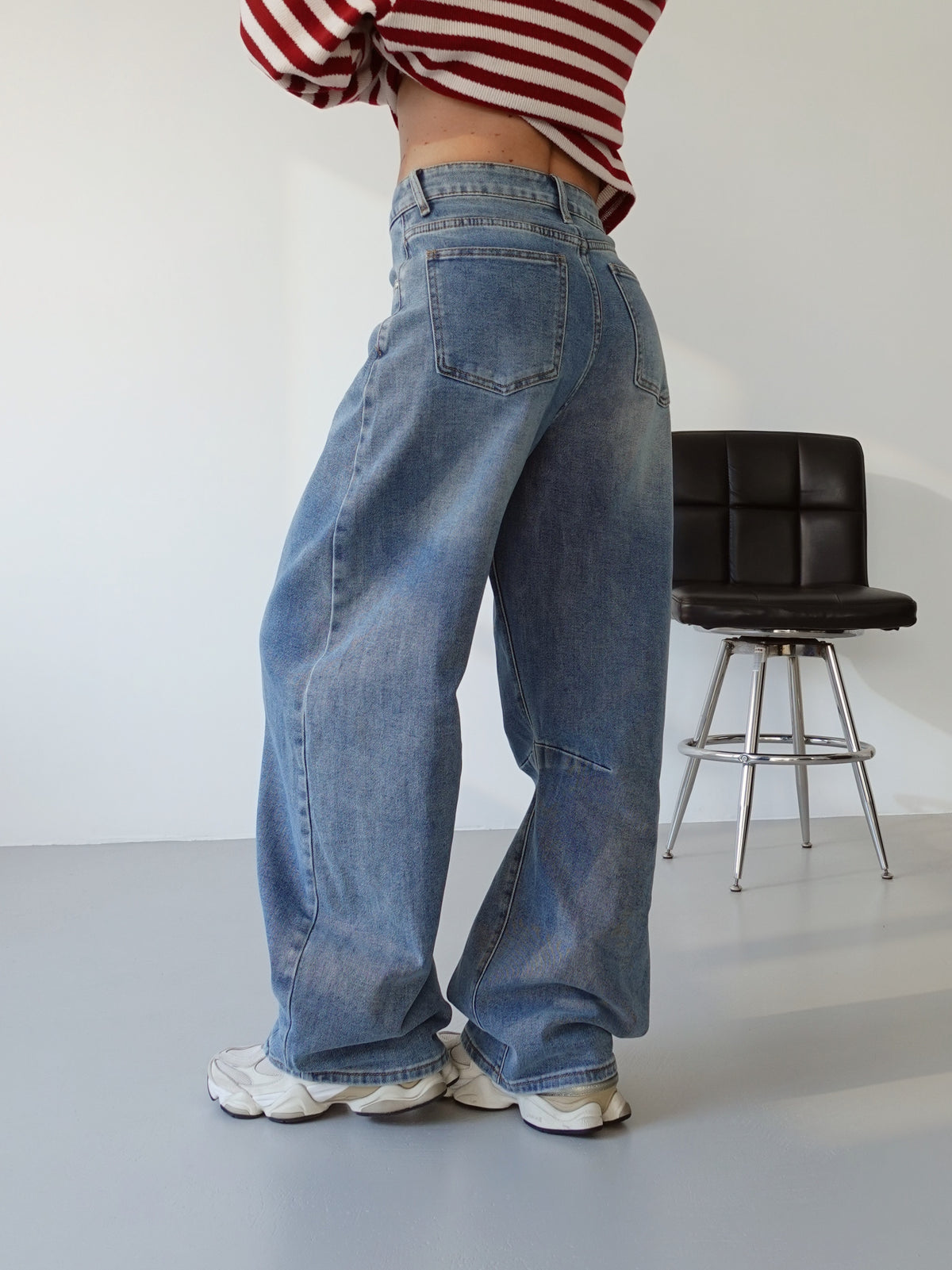 JEANS SKATER BALLOON FIT - LAVAGGIO MEDIO 32409