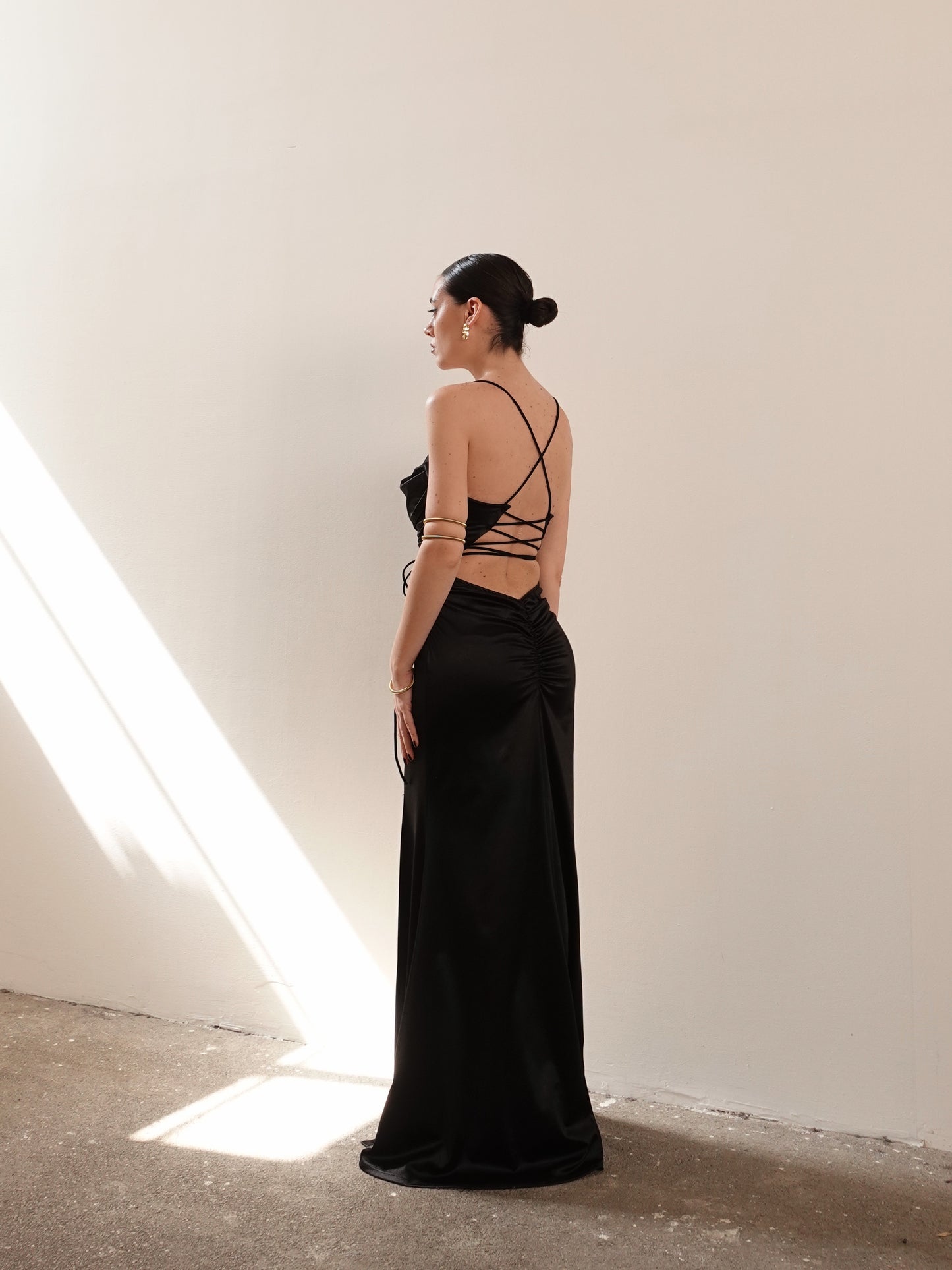 LONG DRESS RAYA - NERO 35057