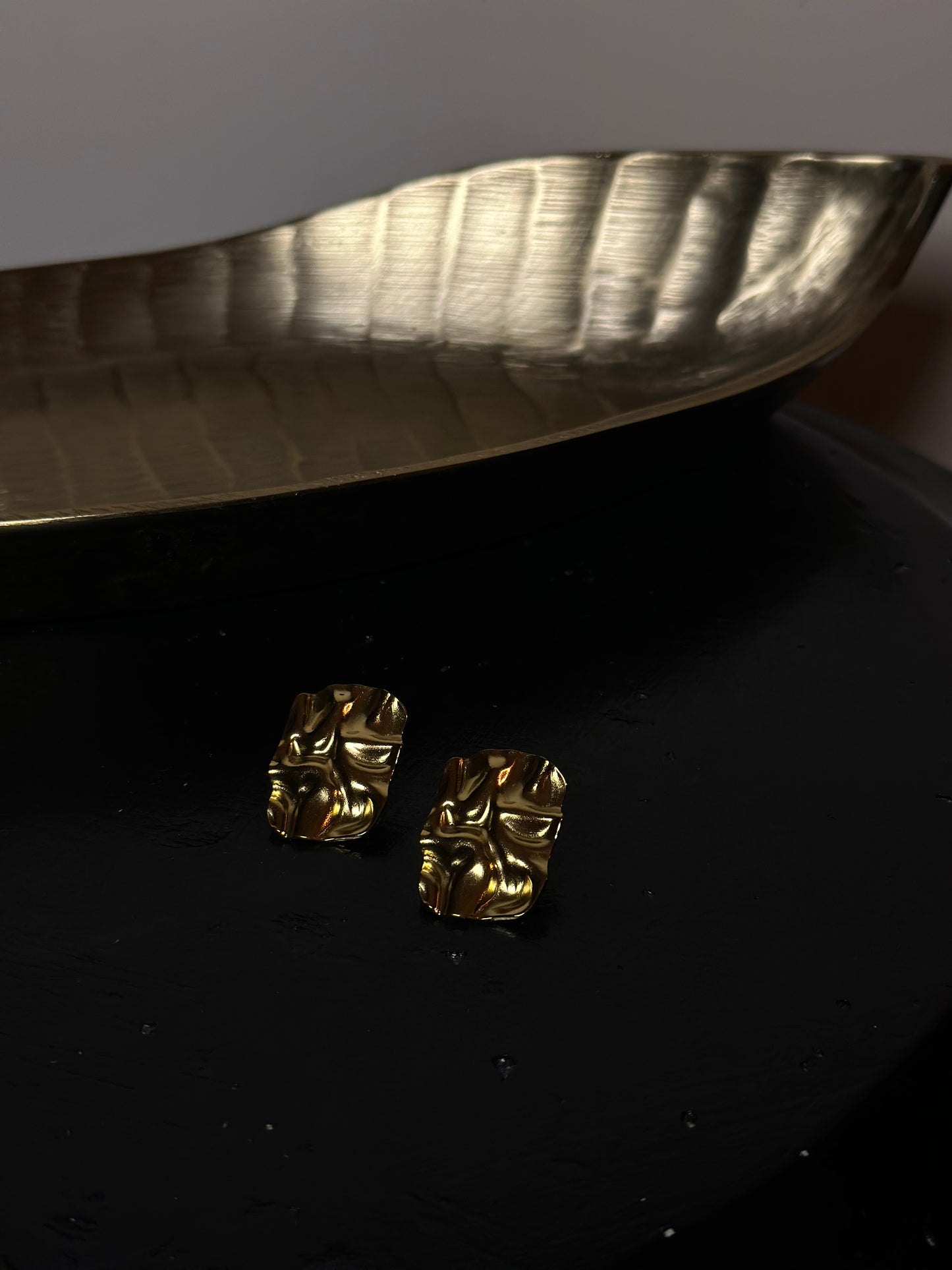 ORECCHINI BOTTONE MOMA - ORO