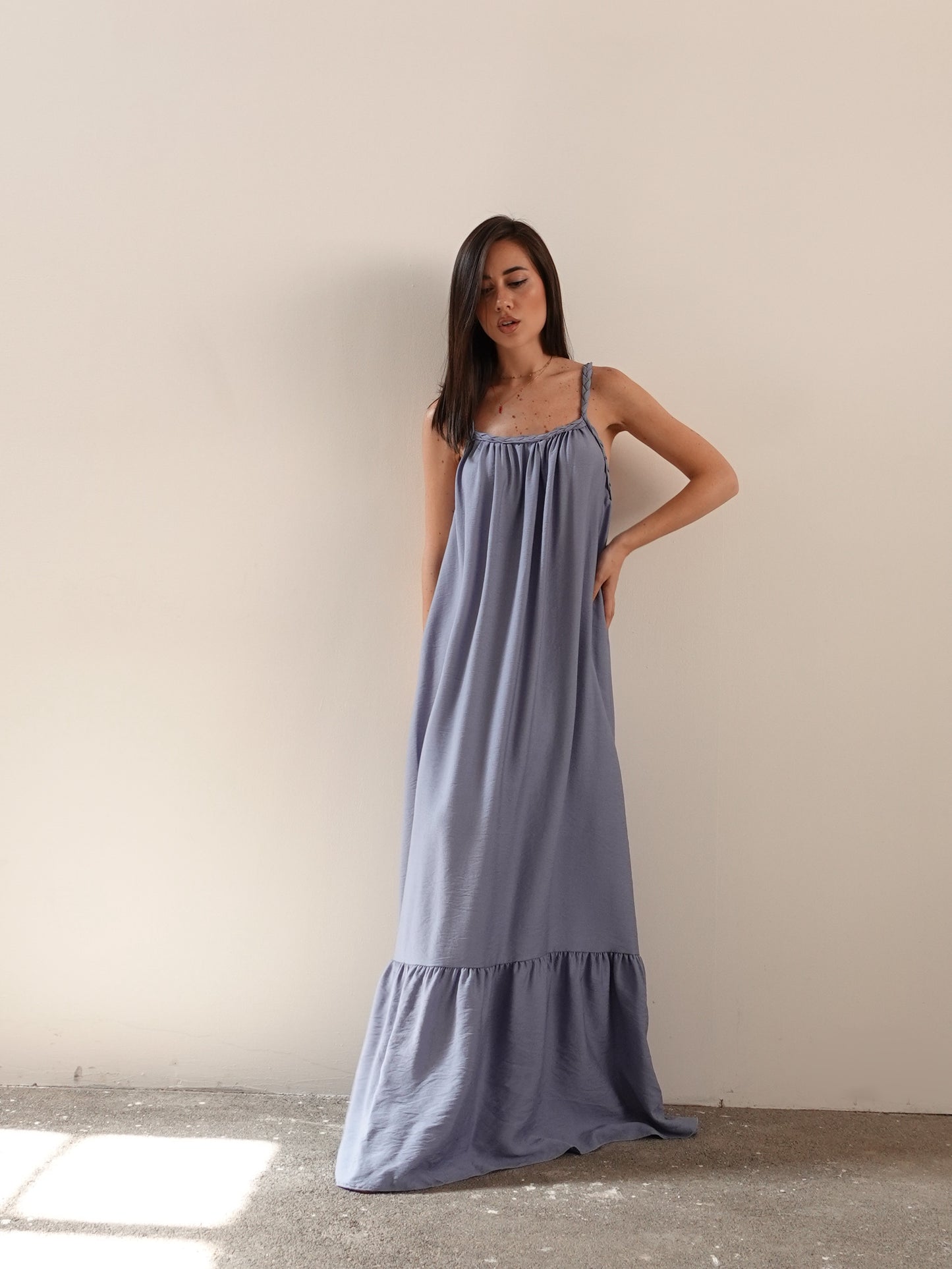 LONG DRESS ROPE - CERULEO 5538