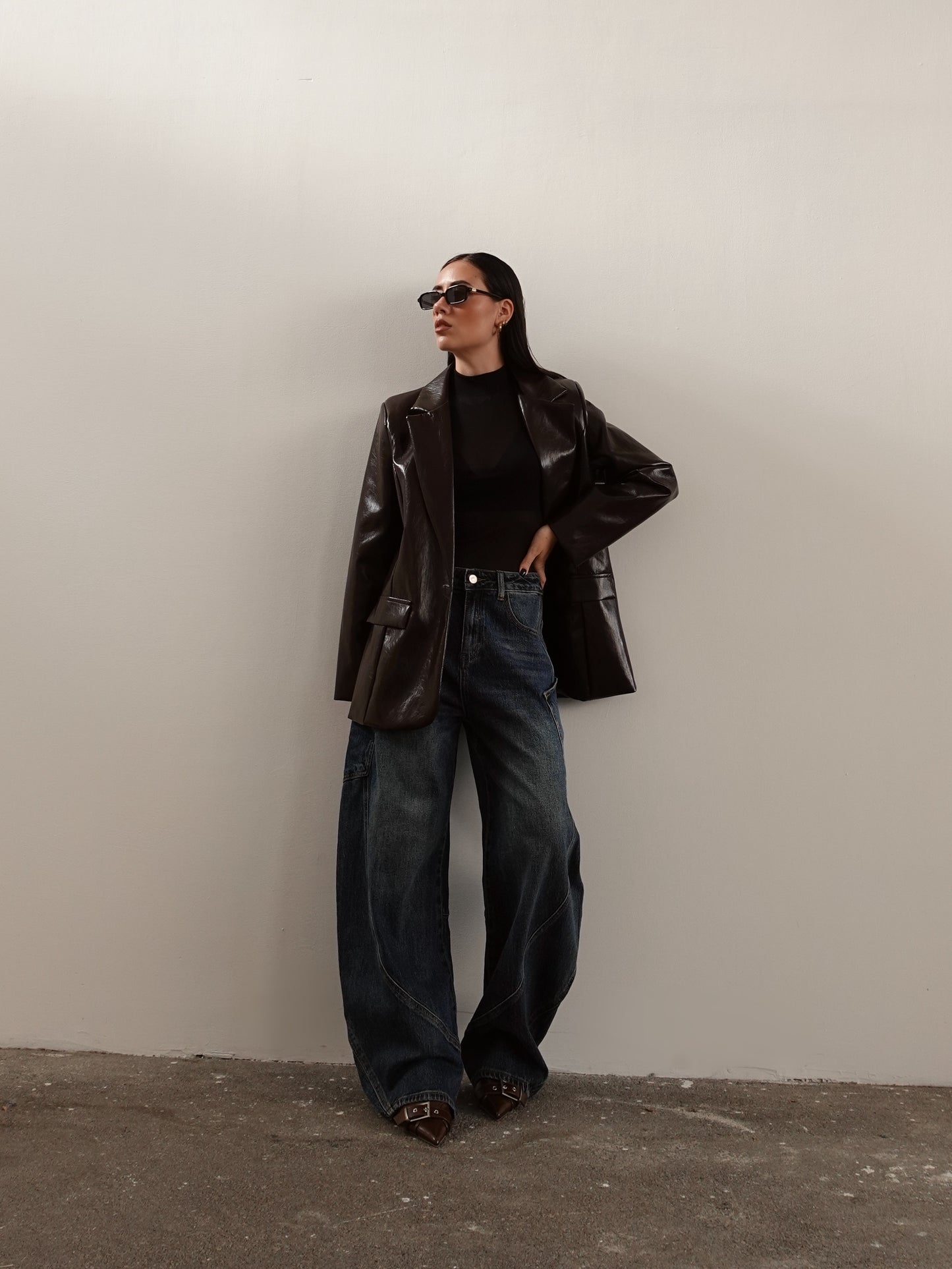 BODY VELATO MEZZO COLLO - NERO 1328