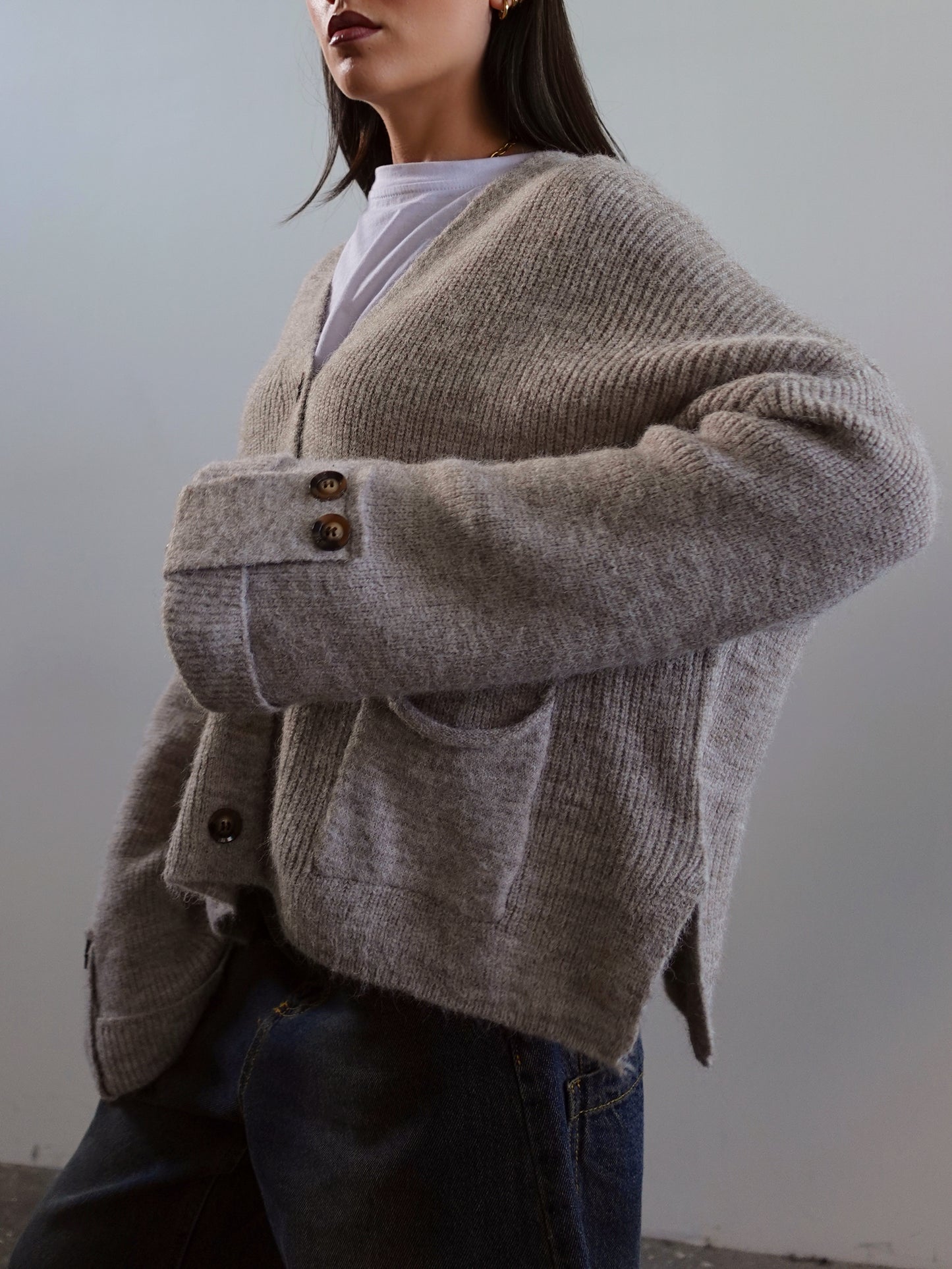 CARDIGAN IN LANA COURMAYEUR (+ COLORI) 7100