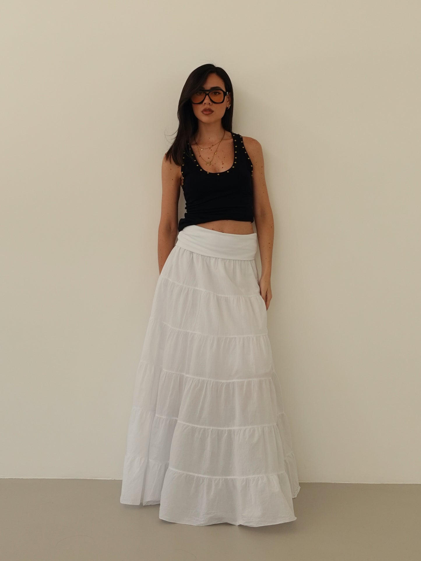 GONNA AMPIA 100% COTONE - BIANCO 9357