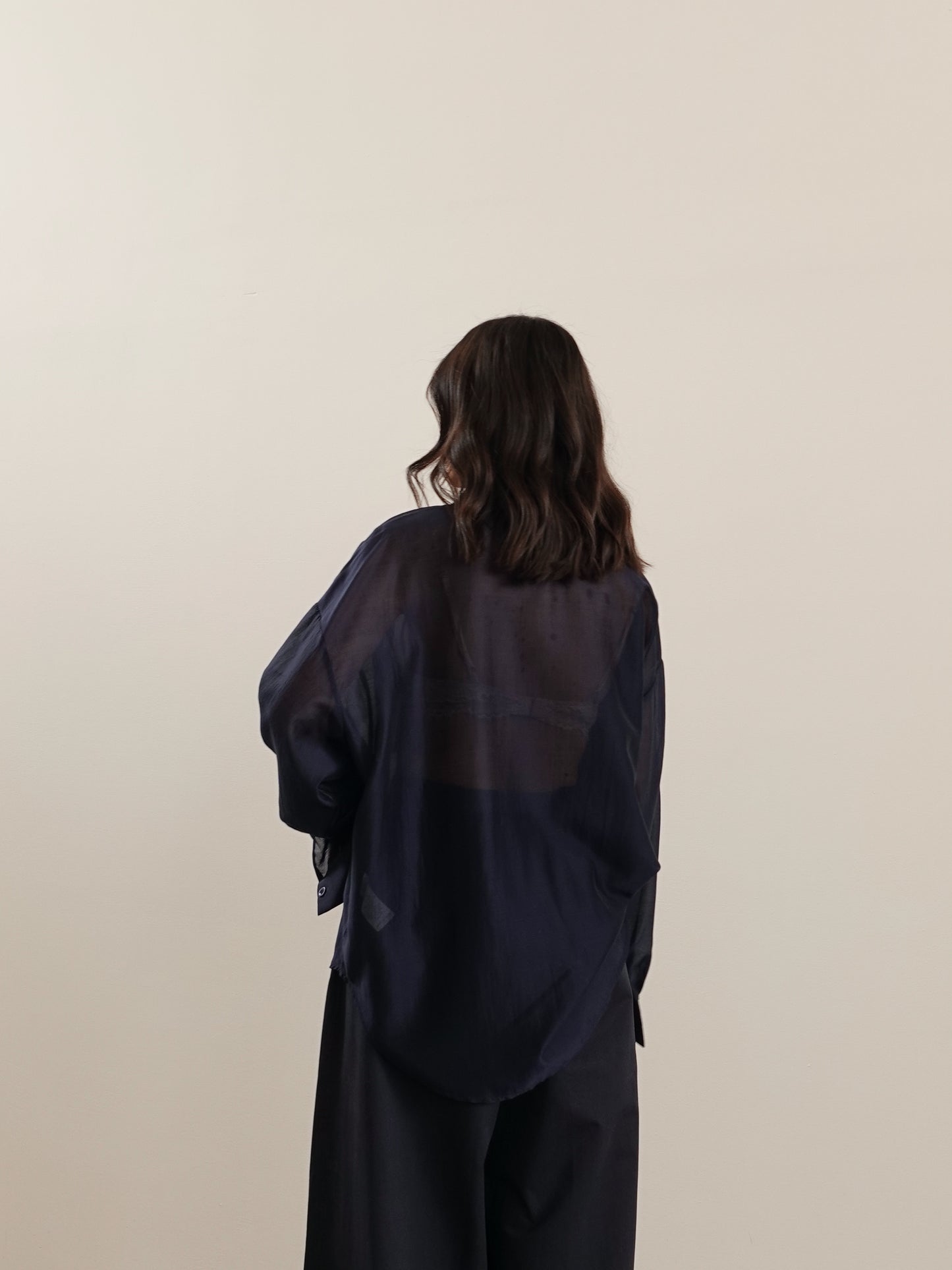 CAMICIA VELATA COLORFUL - BLU 6808