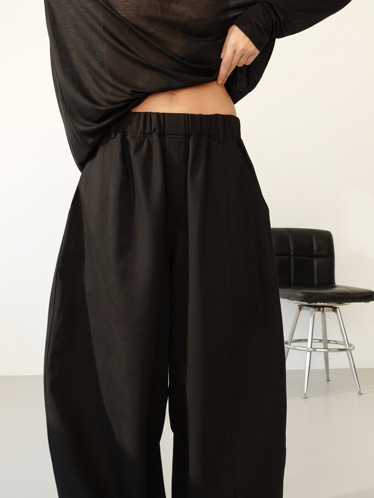PANTALONI BALLOON LONDON - NERO 15074