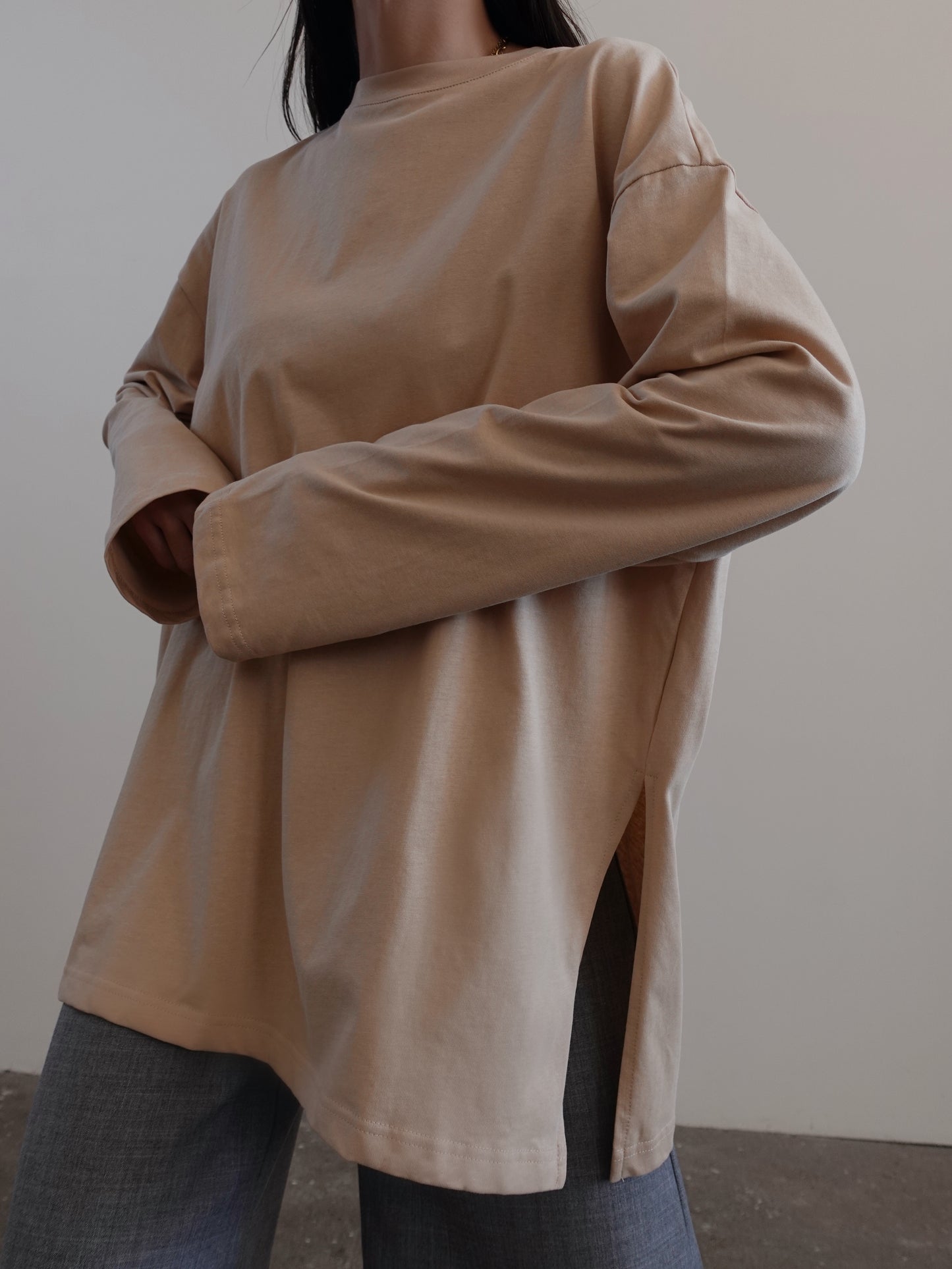 LONG-SLEEVE BASIC 2.O - BEIGE 3217