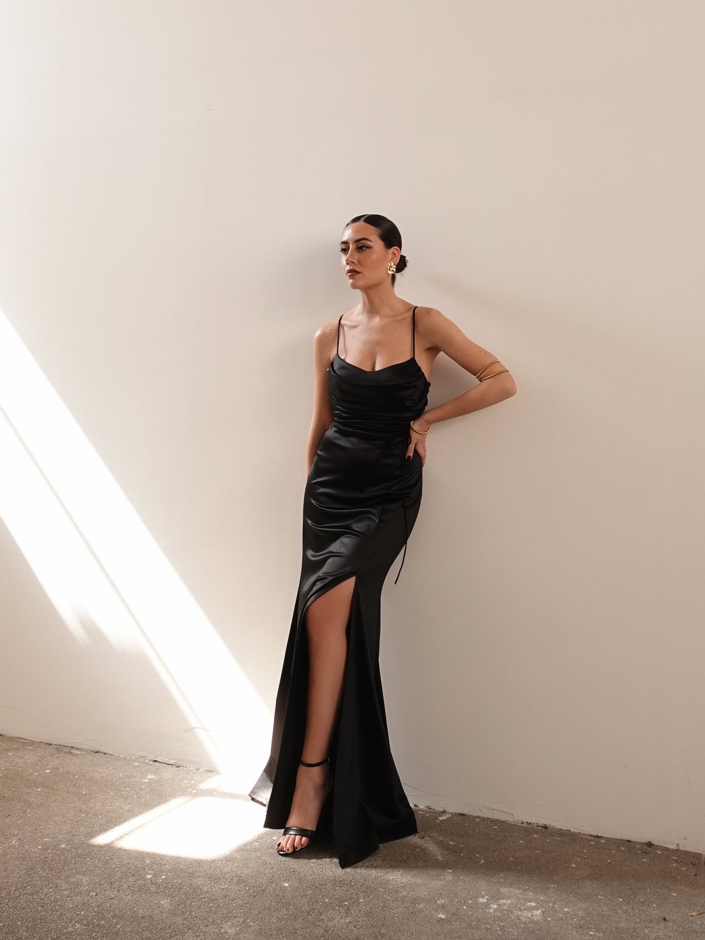 LONG DRESS RAYA - NERO 35057