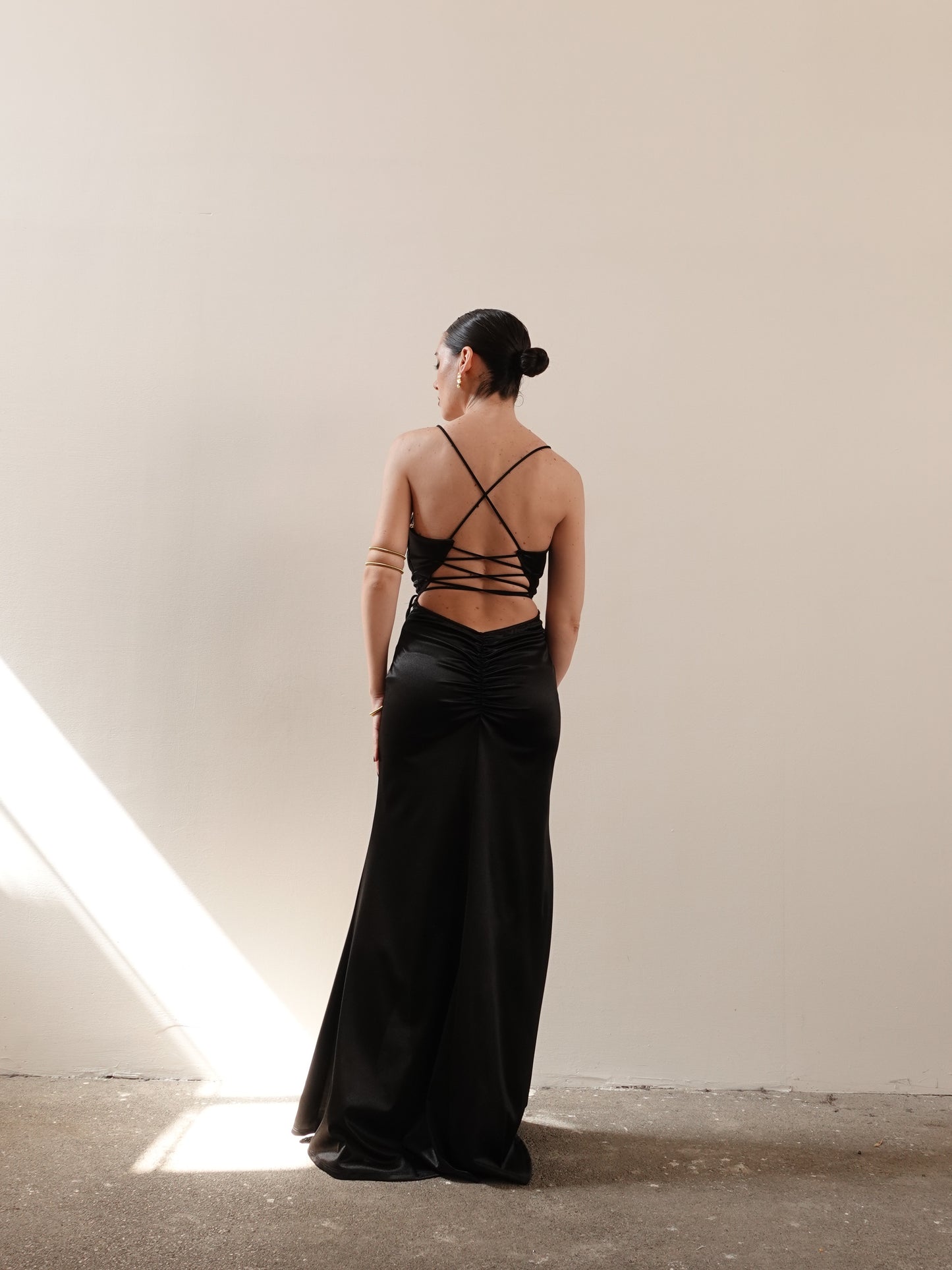 LONG DRESS RAYA - NERO 35057