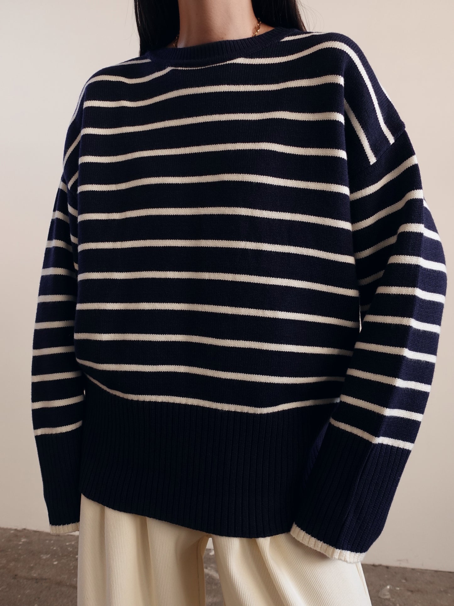 MAGLIONCINO STRIPES - BLU 87675