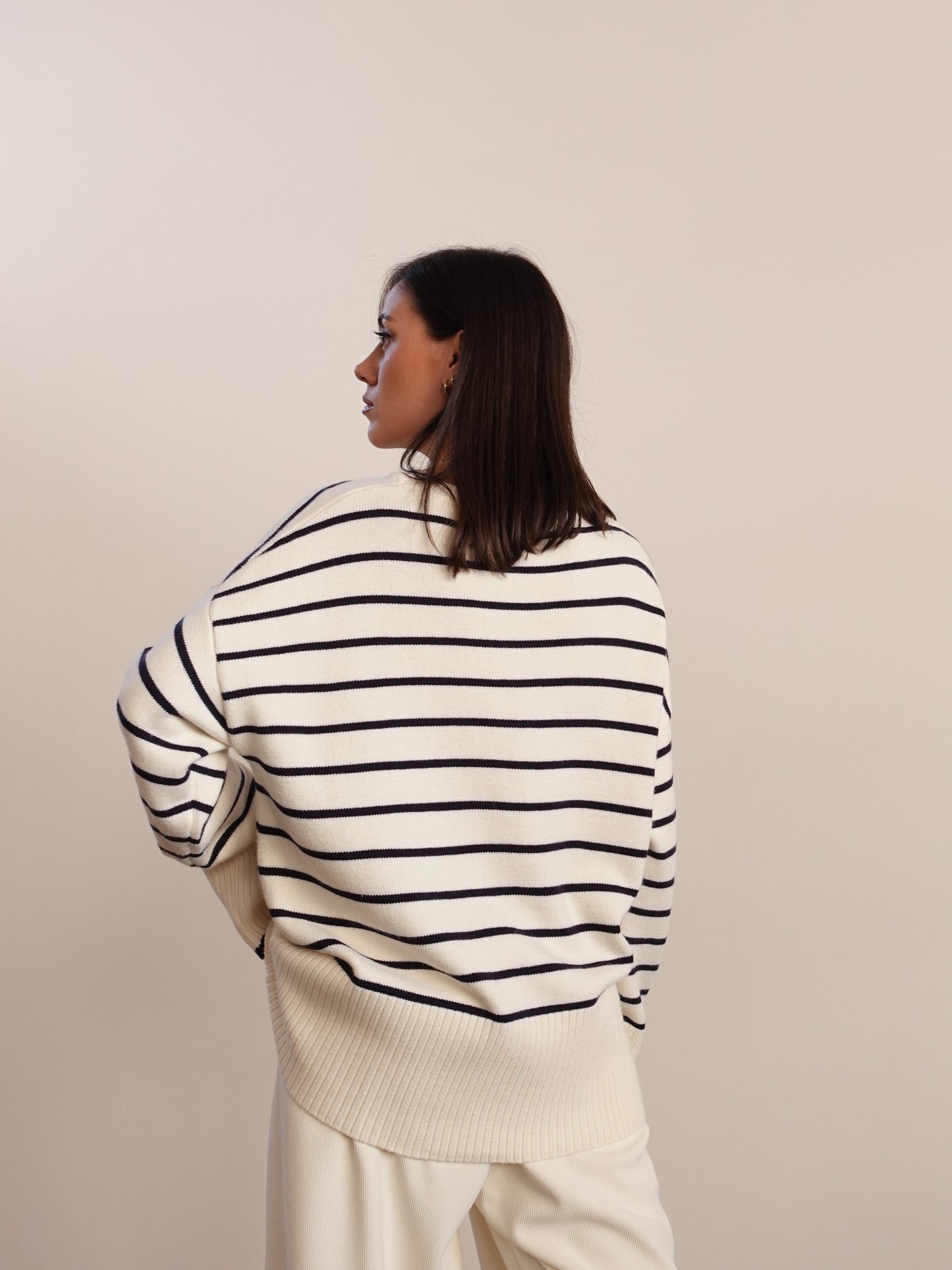 MAGLIONCINO STRIPES - PANNA 87675