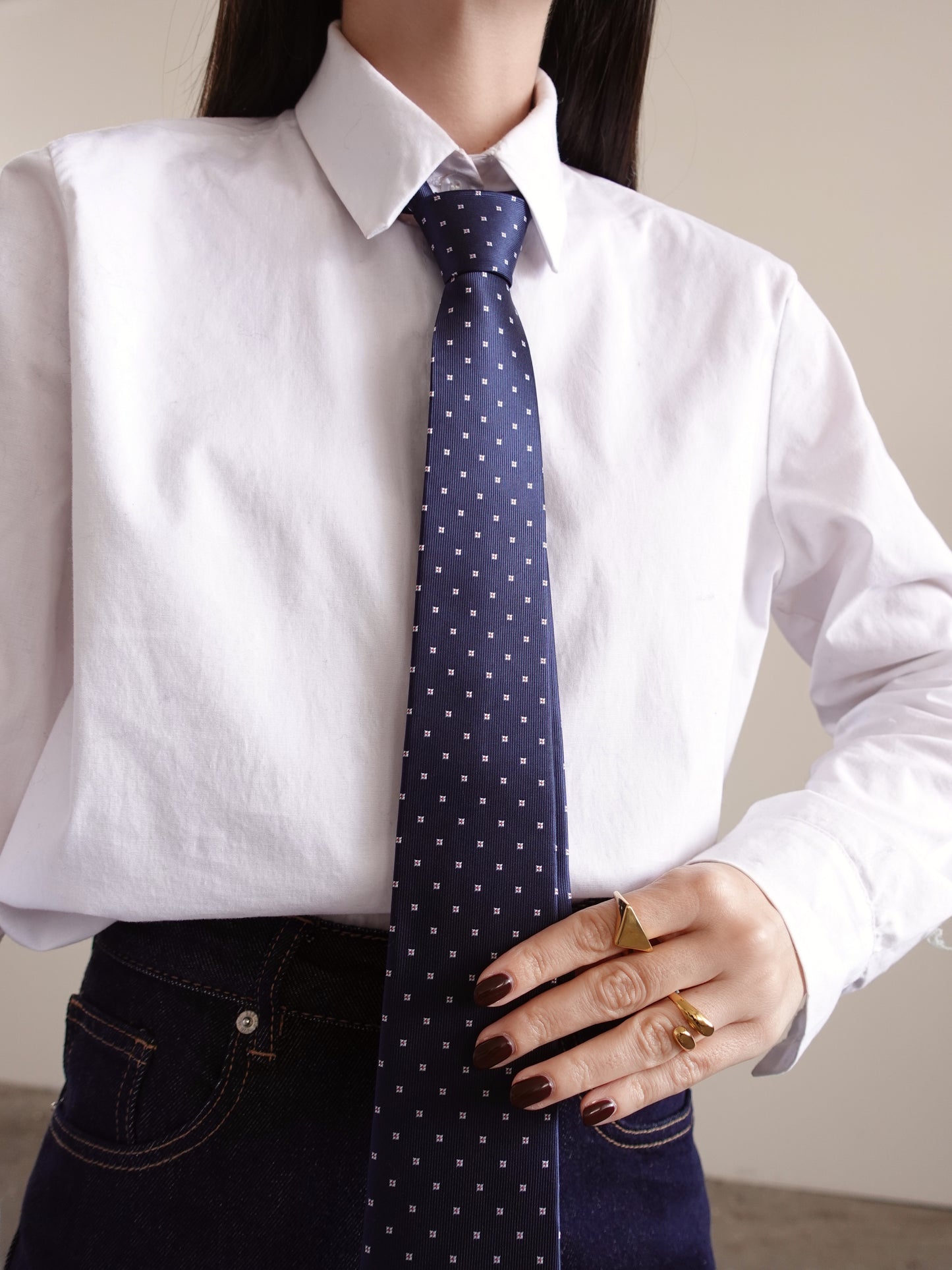 CRAVATTA MAN CON MICROFANTASIA - BLU