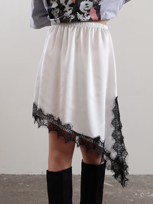 GONNA LINGERIE ASIMMETRICA - BIANCO 60180