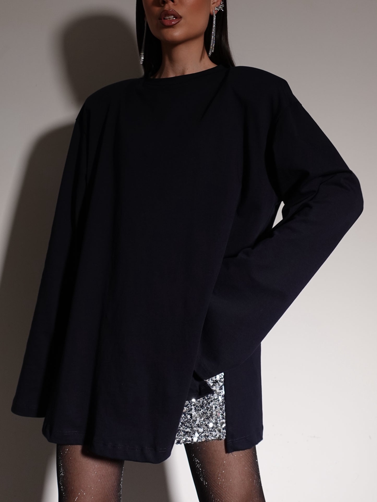 LONG SLEEVE CON SPALLINE - BLU