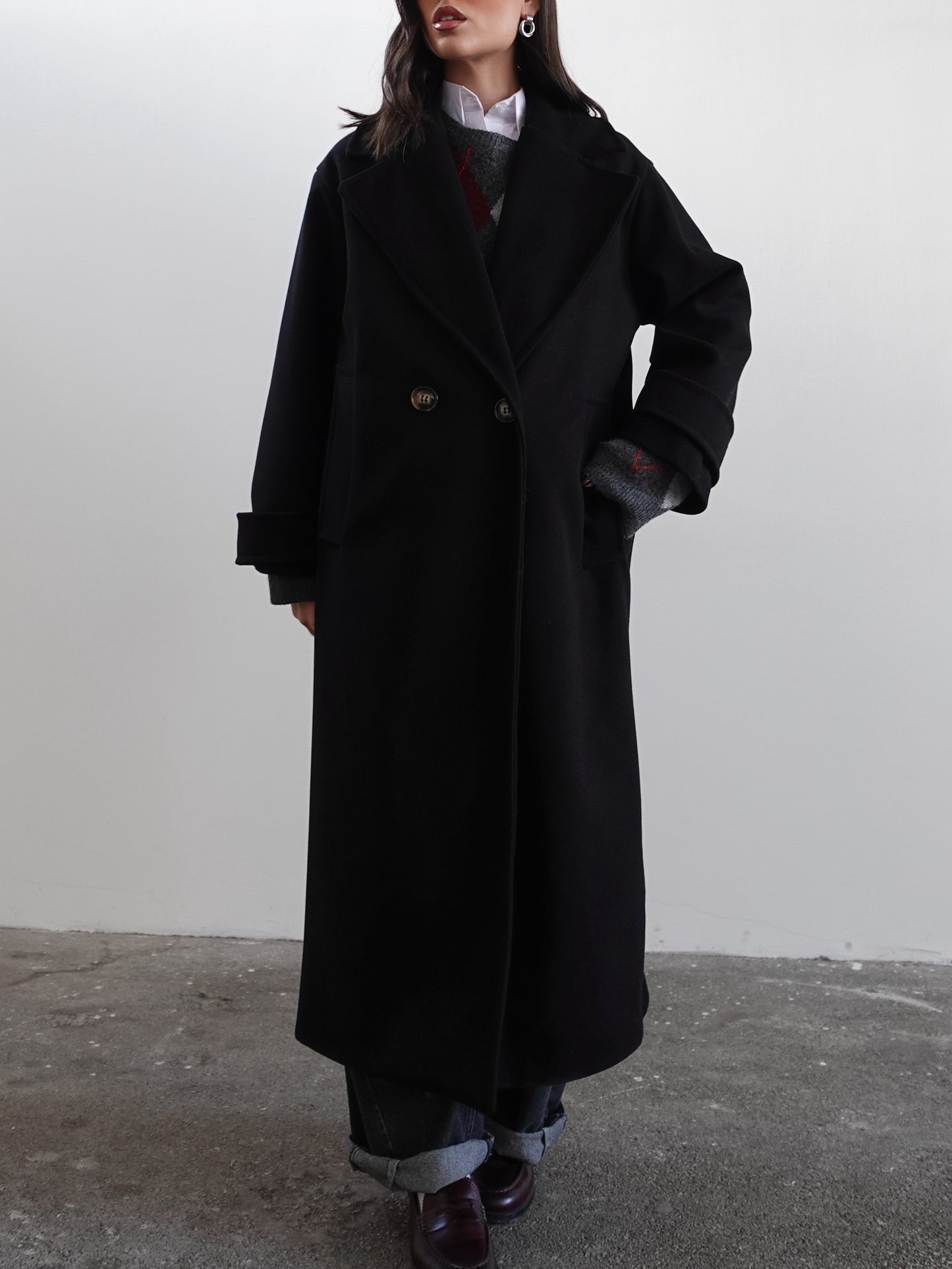 CAPPOTTO OVERSIZE OSLO - NERO 22298