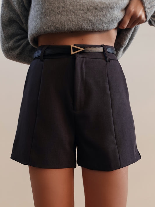 SHORTS CLASSIC CON CINTURINO - GRIGIO 61263