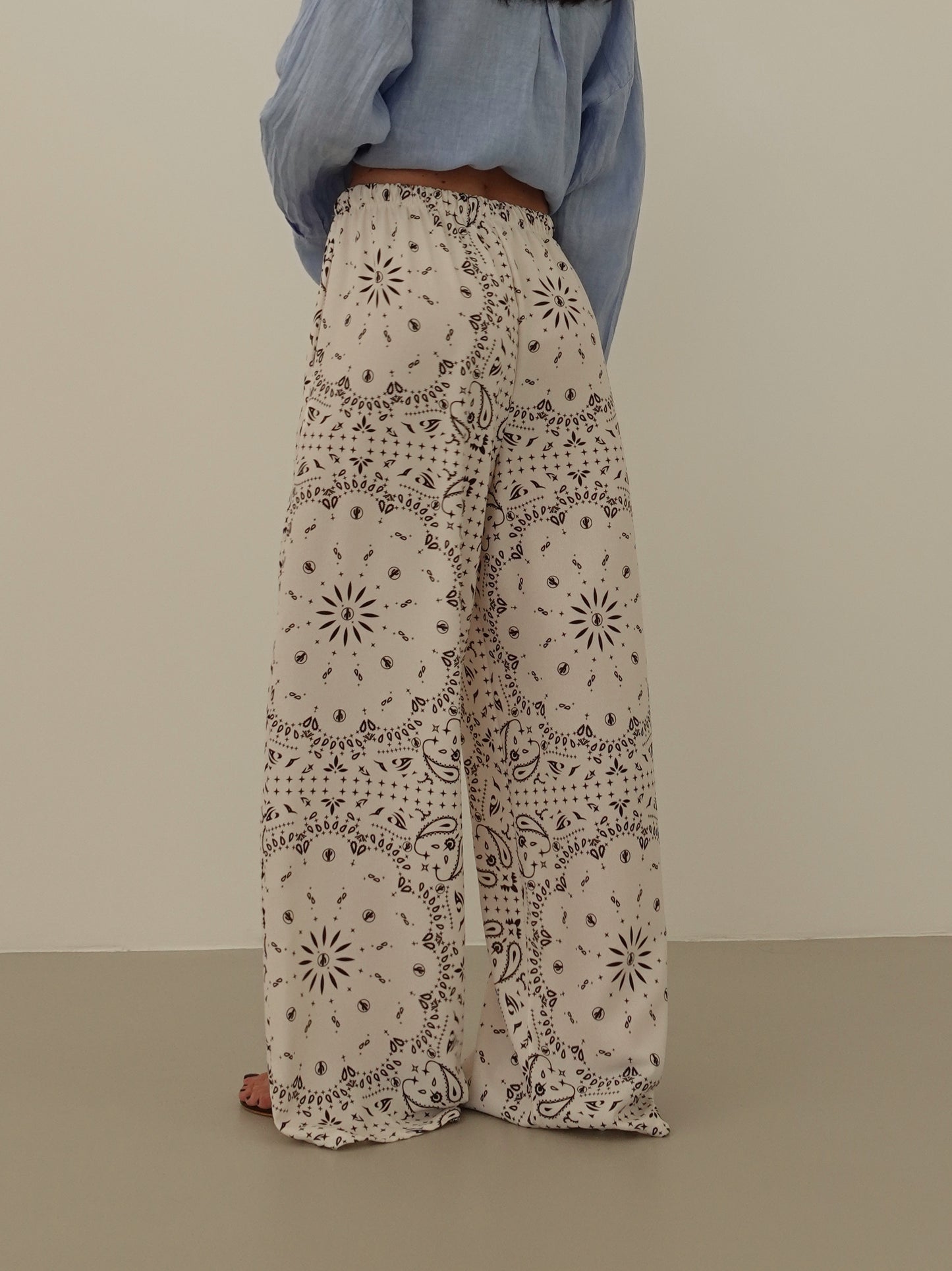 PANTALONI LEGGERI FANTASY - PANNA 006414
