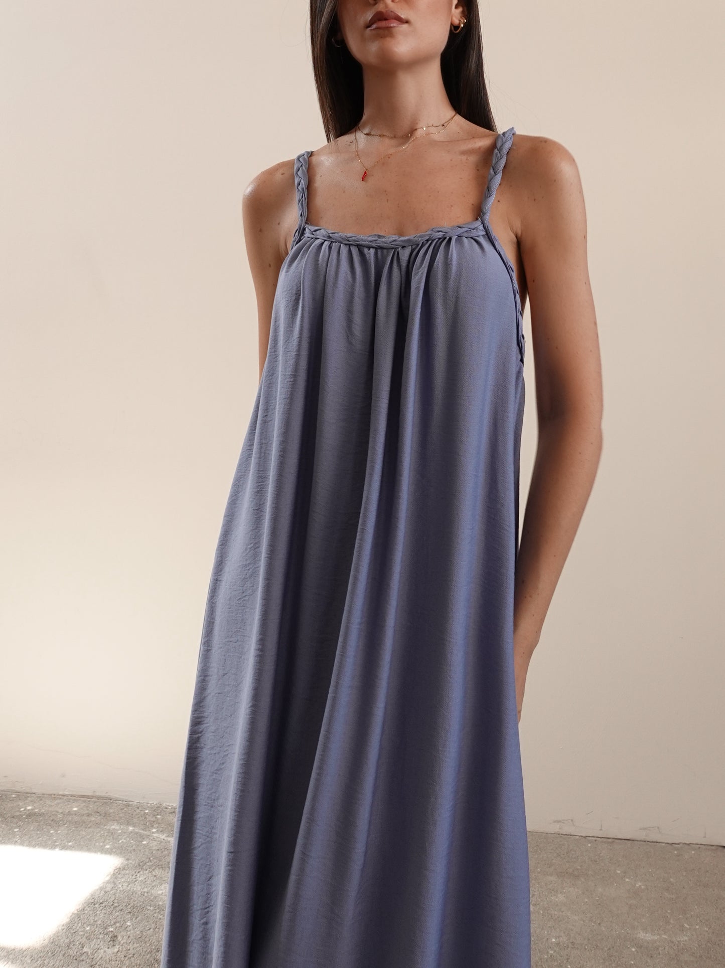 LONG DRESS ROPE - CERULEO 5538