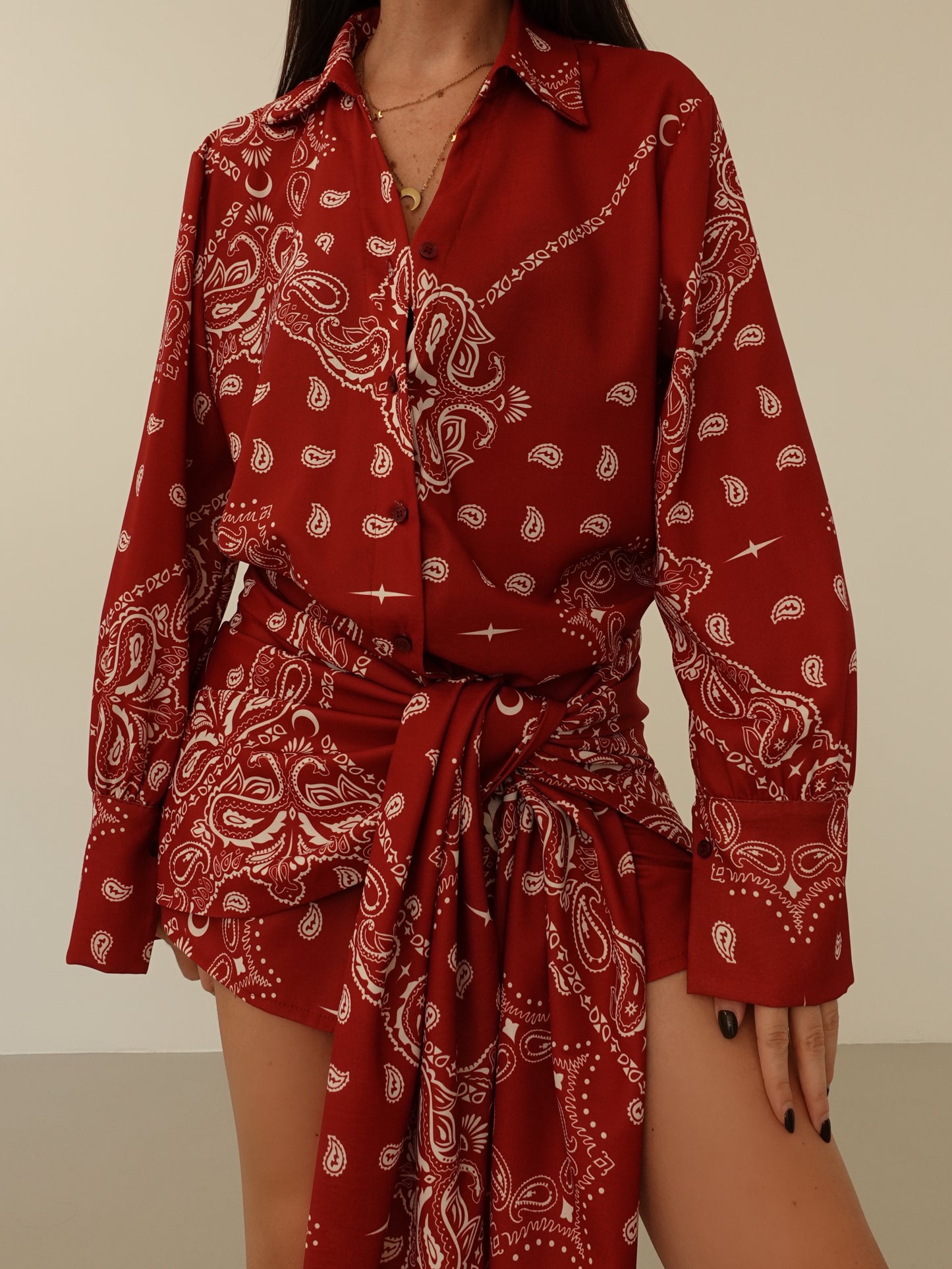 COORDINATO BANDANA - BORDEAUX 28239