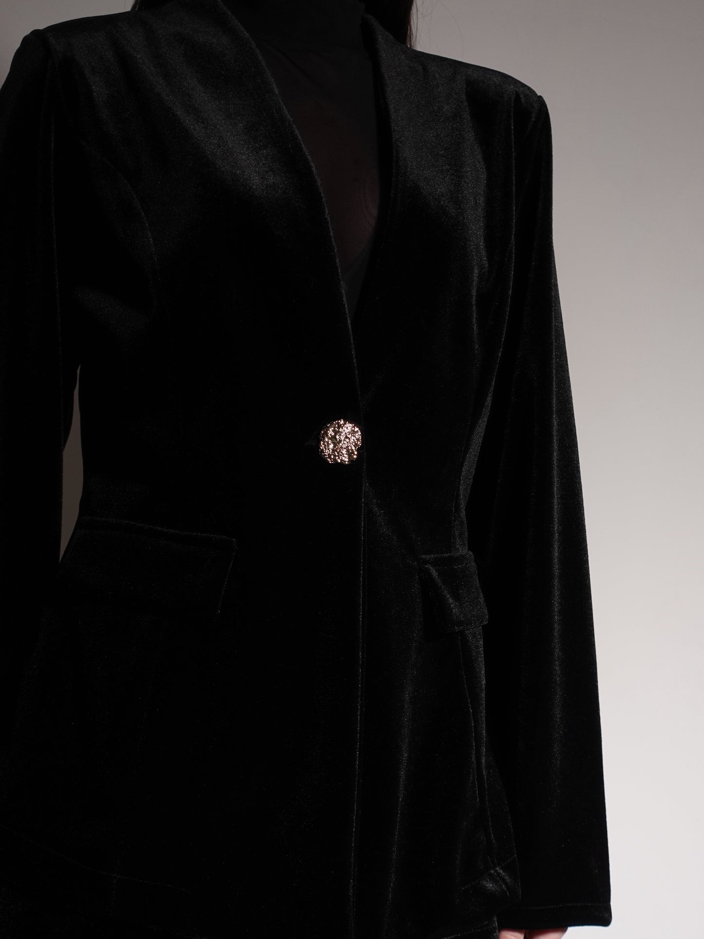 COORDINATO VELVET - NERO 45058/45059