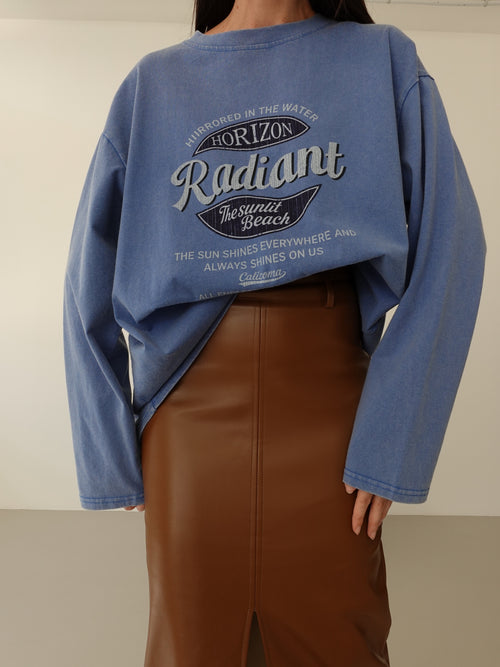LONG-SLEEVE RADIANT - CERULEO 26205