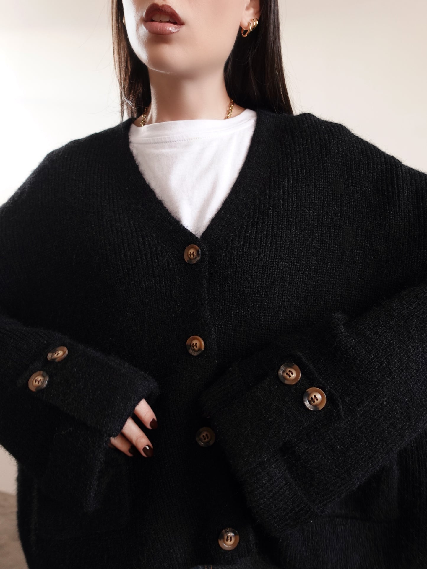 CARDIGAN IN LANA COURMAYEUR (+ COLORI) 7100