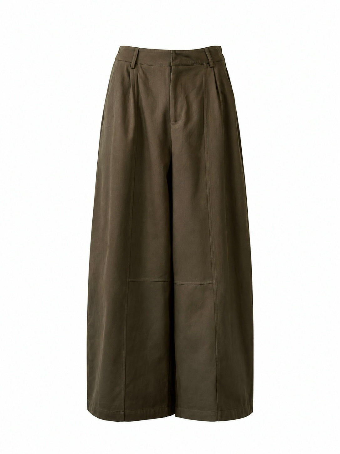 PANTALONI BALLOON 100% COTONE - VERDE 9134