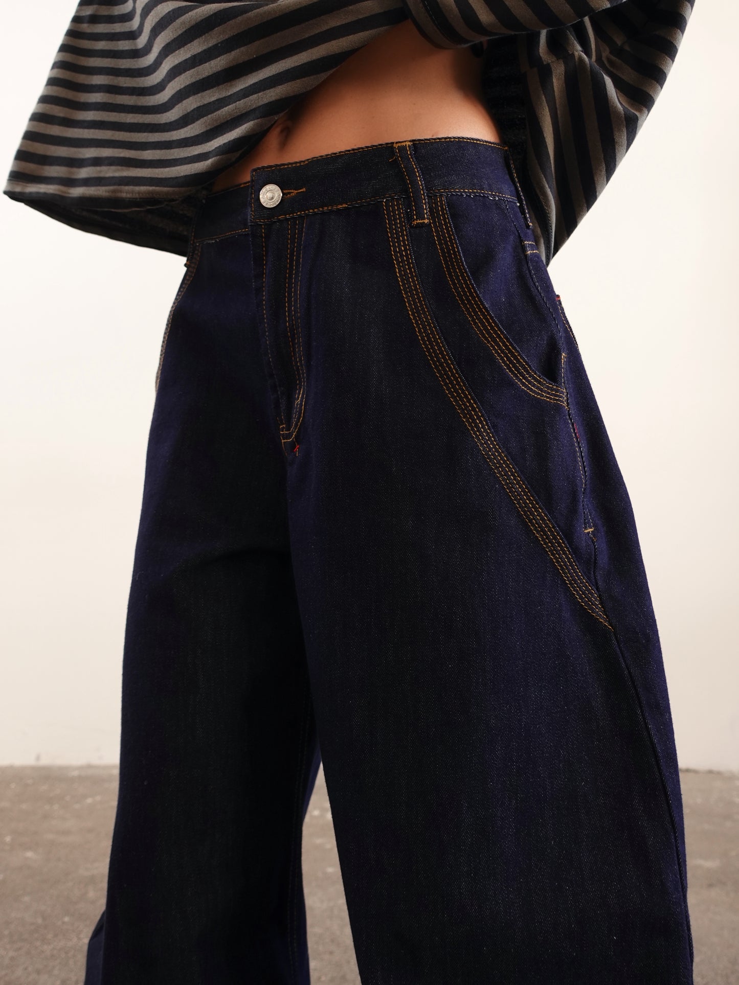 JEANS BAGGY BALLOON LAVAGGIO SCURO 22055