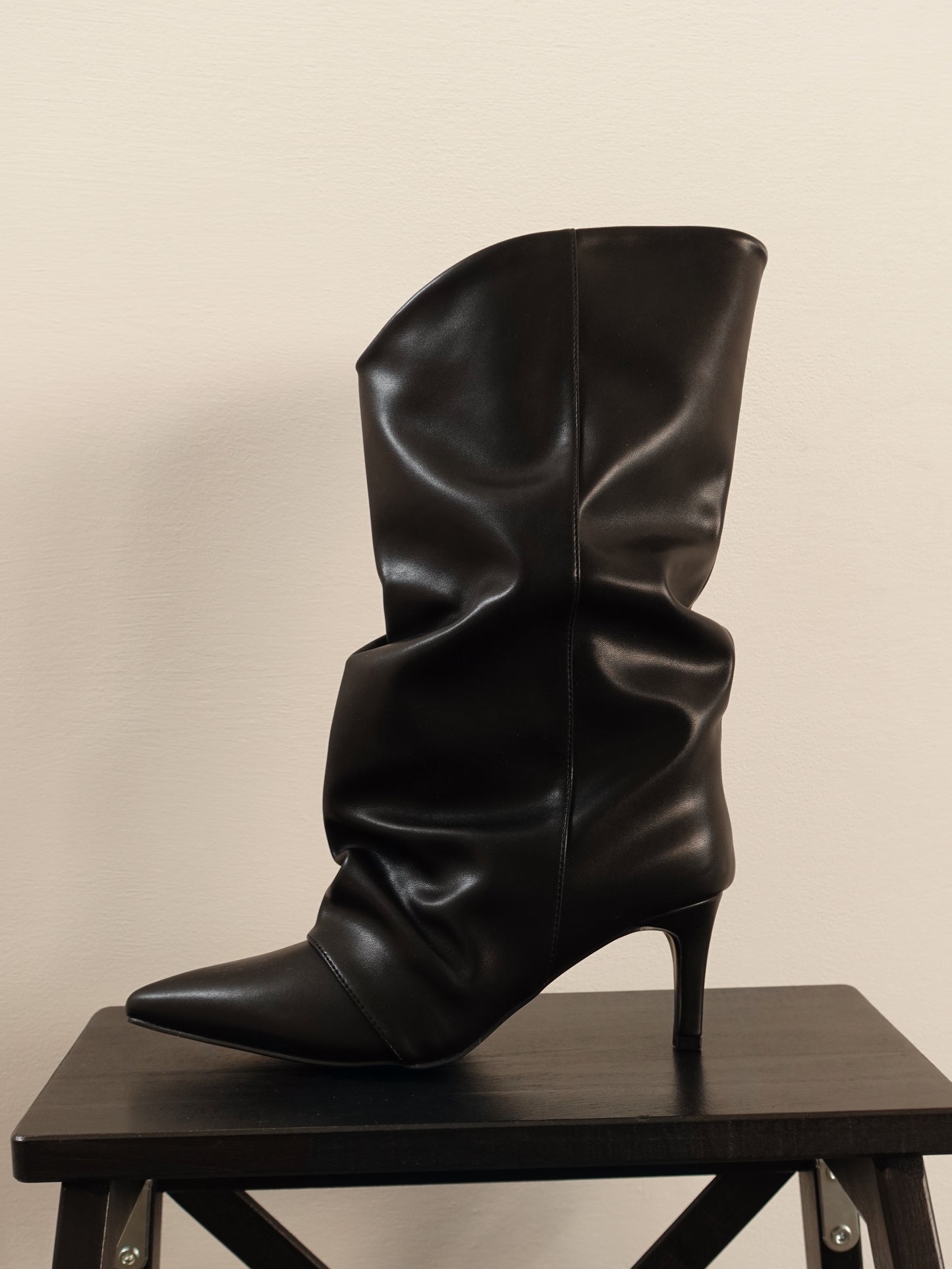 STIVALI SLOUCHY ALTEZZA MEDIA - NERO K56