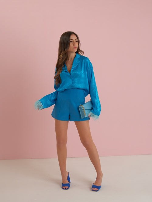 SHORTS CLASSICO BASIC - TURCHESE