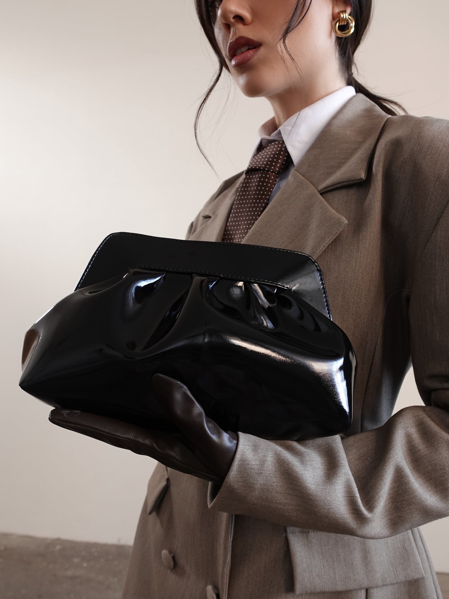 CLUTCH PAINTED - NERO