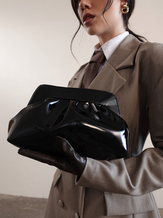 CLUTCH PAINTED - NERO