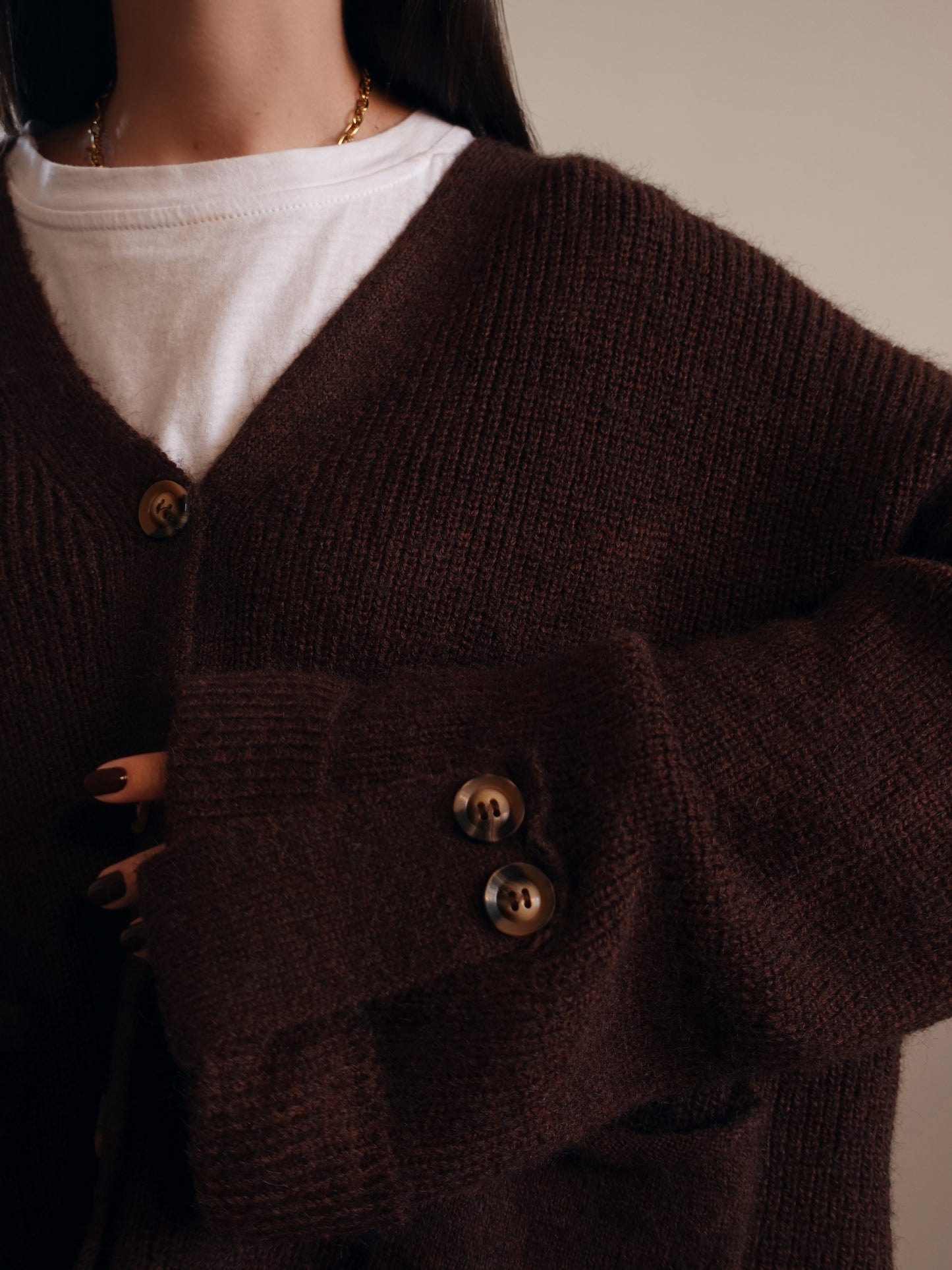 CARDIGAN IN LANA COURMAYEUR (+ COLORI) 7100