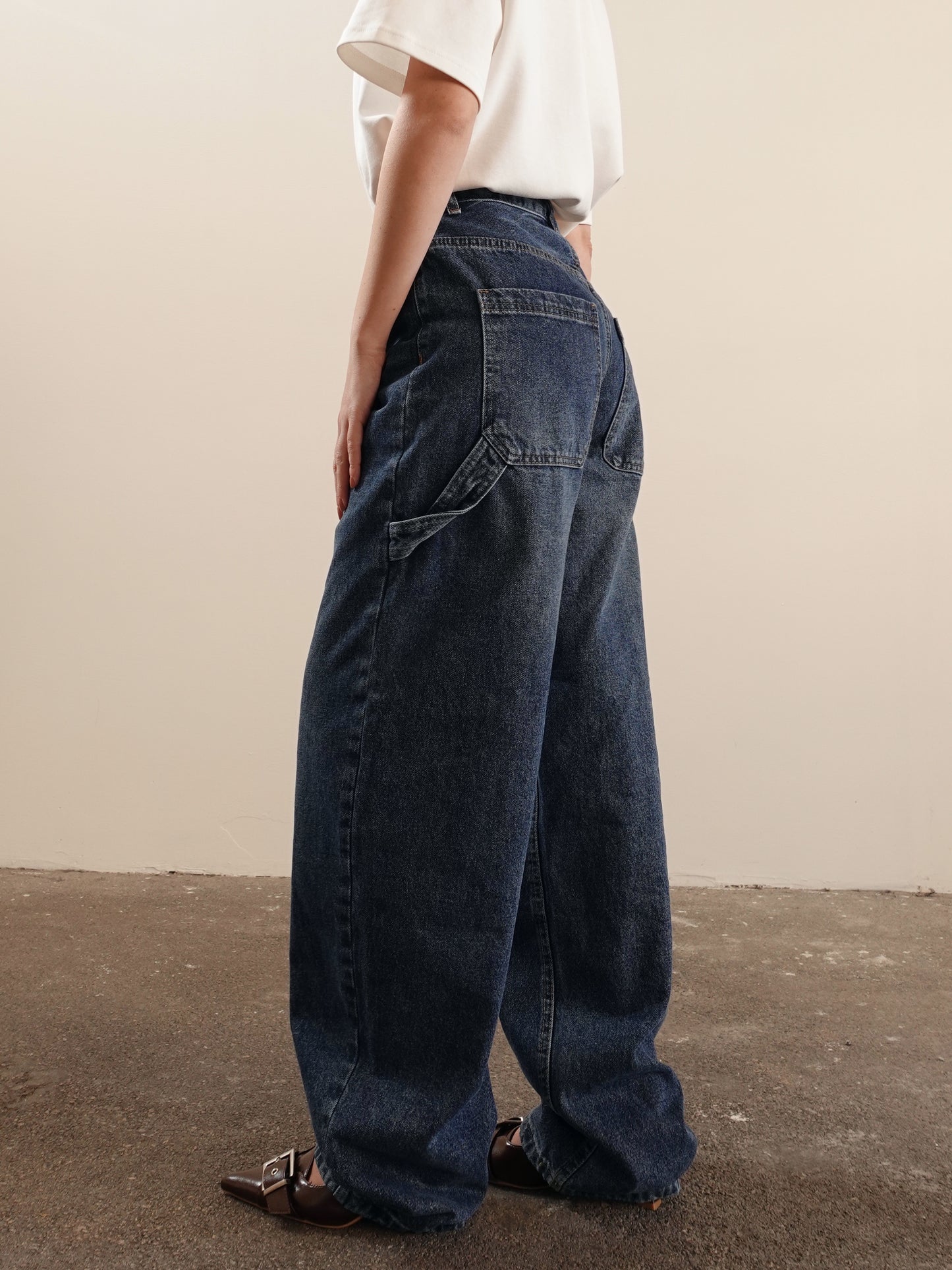 JEANS CARPENTER BAGGY FIT - DENIM MEDIO 3449