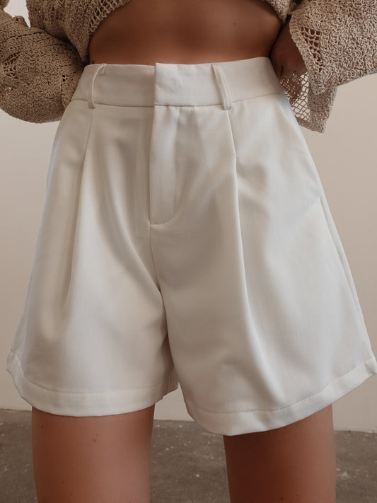 BERMUDA CLASSIC CON PINCES - BIANCO 13694