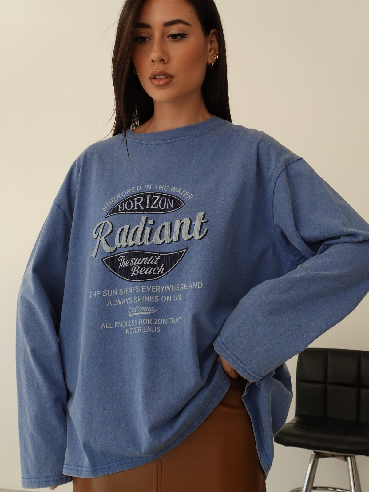 LONG-SLEEVE RADIANT - CERULEO 26205